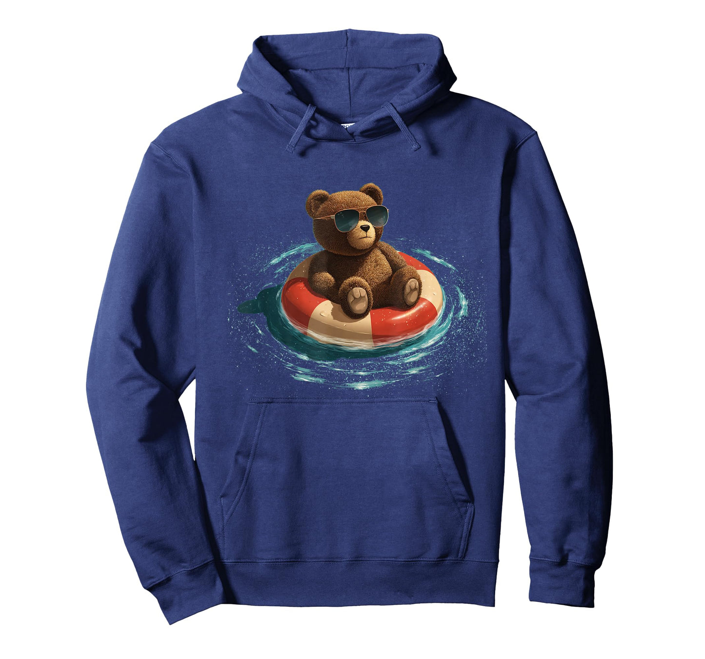 Swimming Teddy Bear for Ocean and Beach Ring Lovers T-Shirt