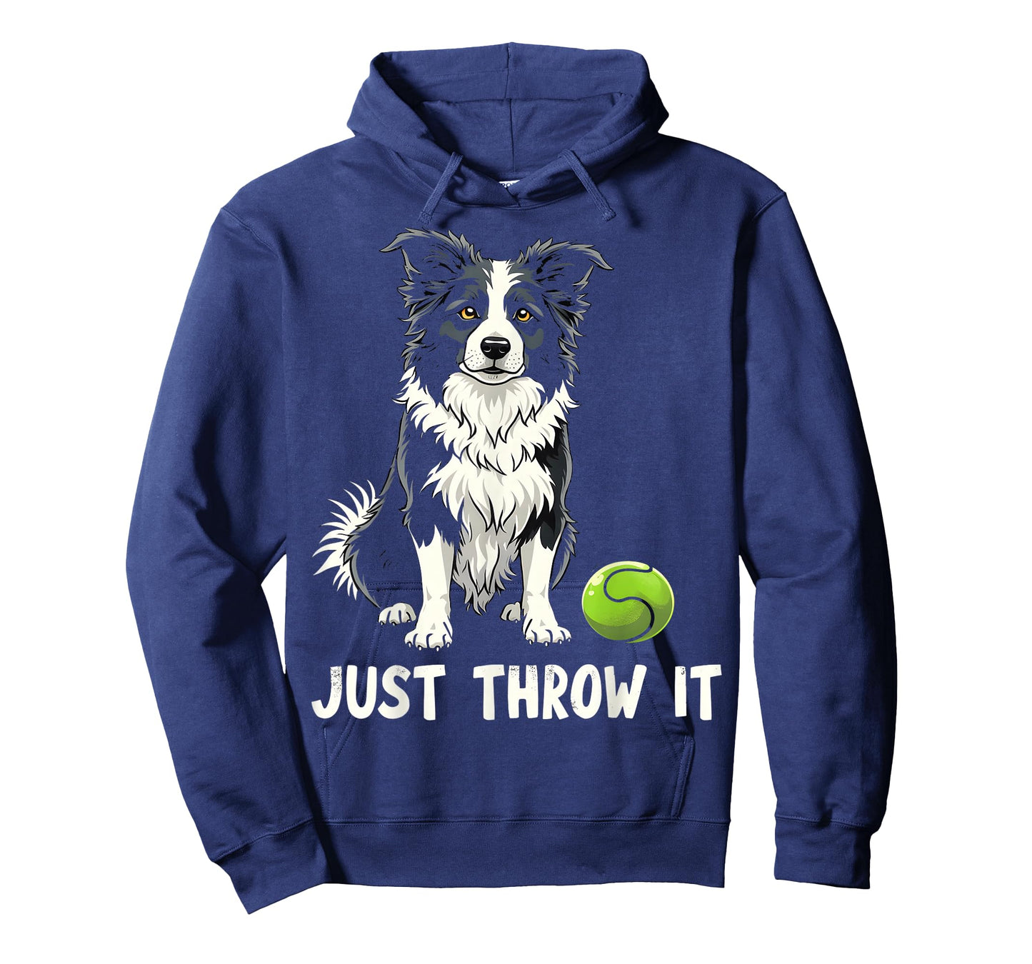 Just Throw It Funny Border Collie Fetch T-Shirt