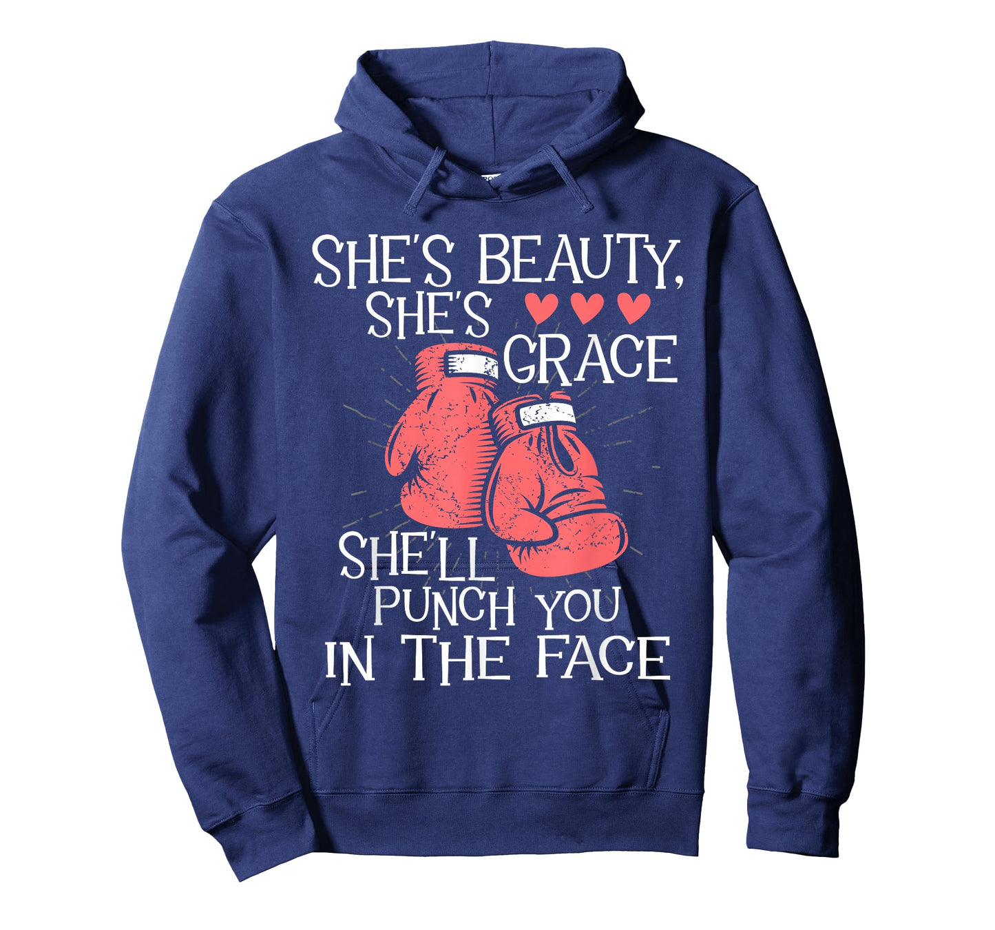 She'll Punch You in The Face - Kickboxer Kickboxing Kickbox T-Shirt