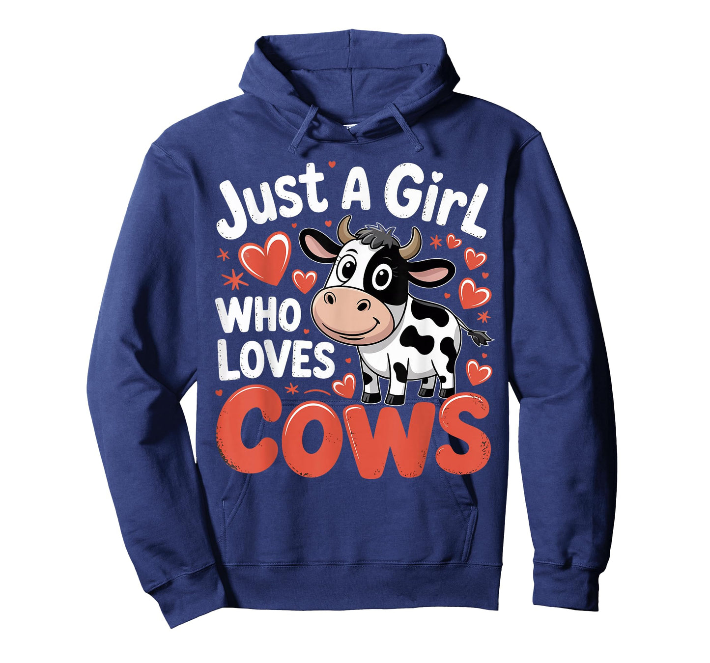 Just a Girl Who Loves Cows Farmer Milk Cow Gifts Girls Kids T-Shirt