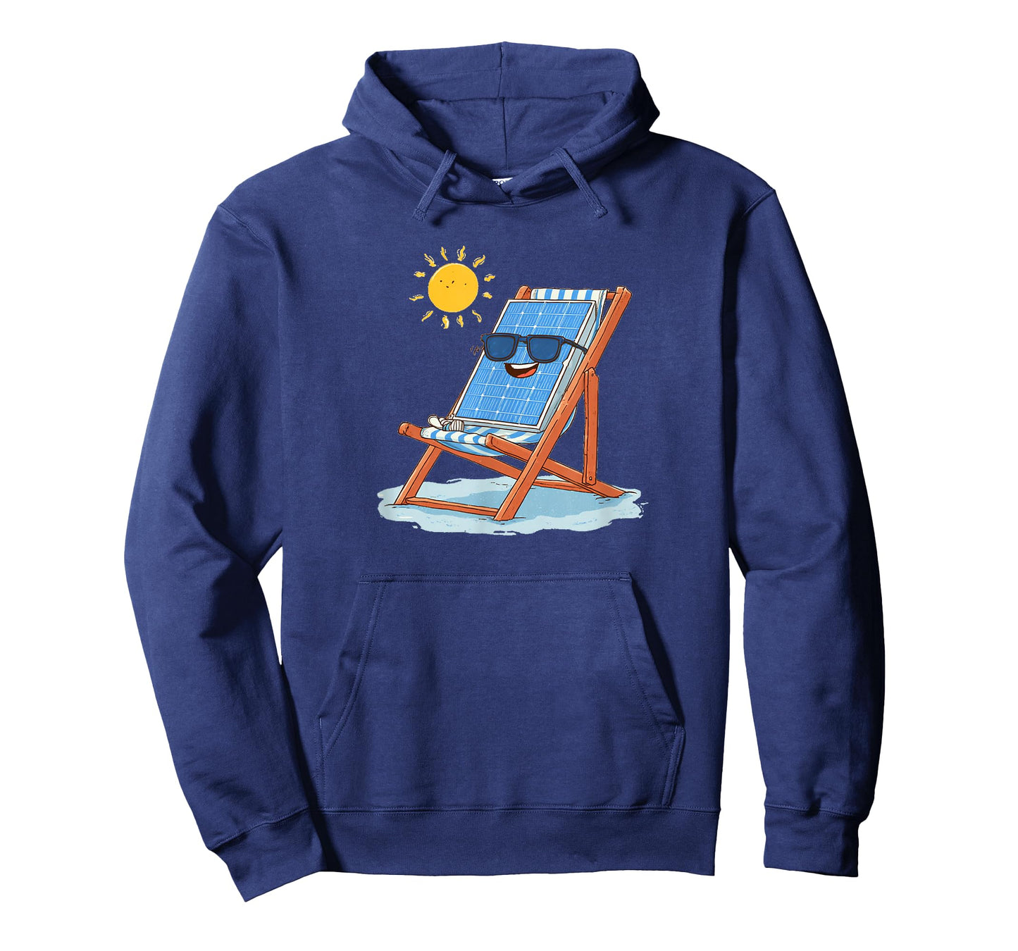 Funny Solar Panel in Vacation for Sun and Sunbathing Lovers T-Shirt