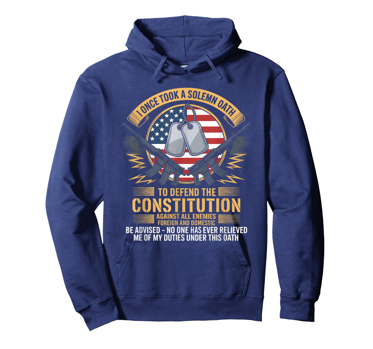 I Once Took A Solemn Oath To Defend The Constitution Veteran T-Shirt