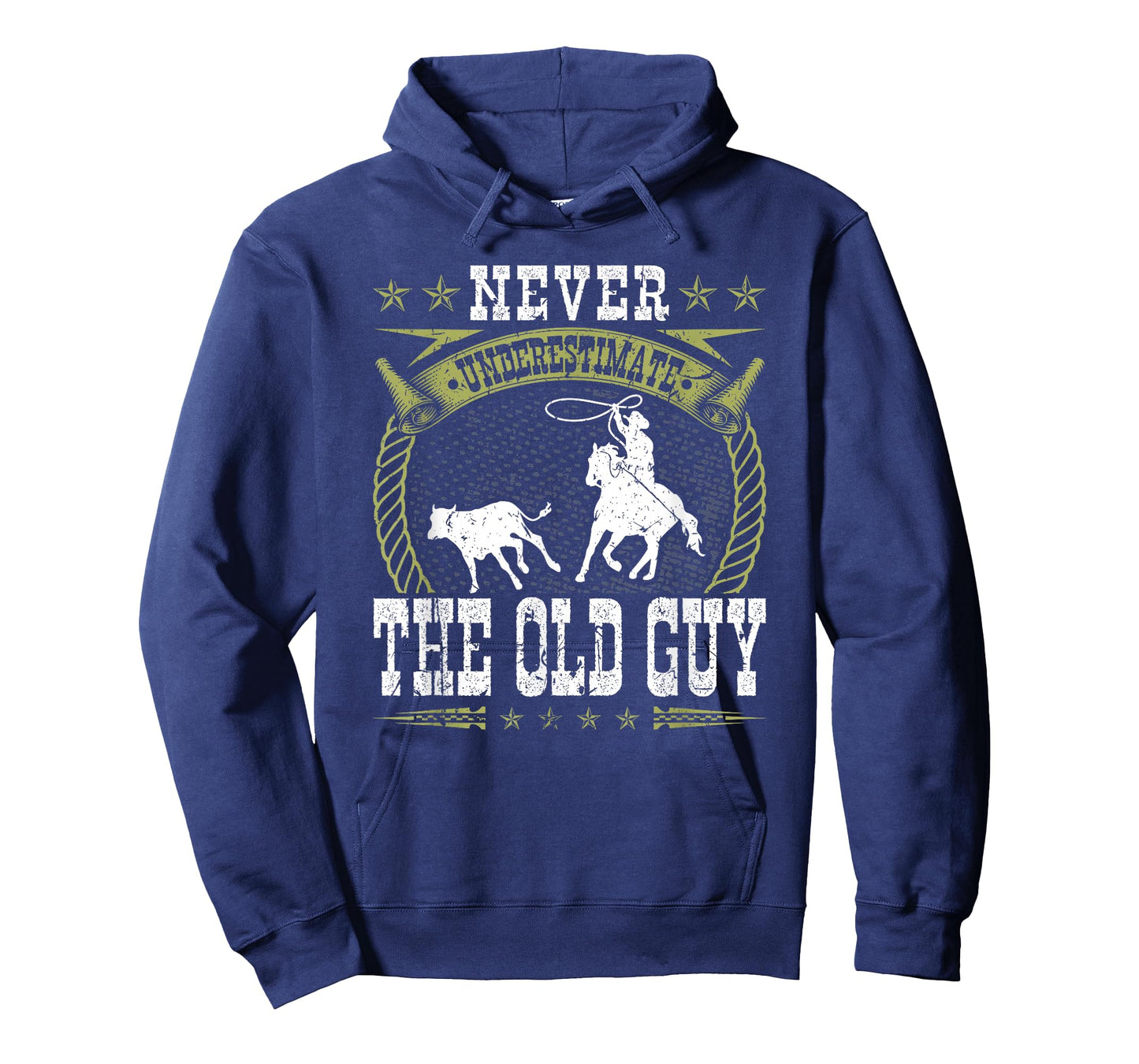 Breakaway Roping Old Guy Cowboy Rodeo Men Calf Roping T-Shirt