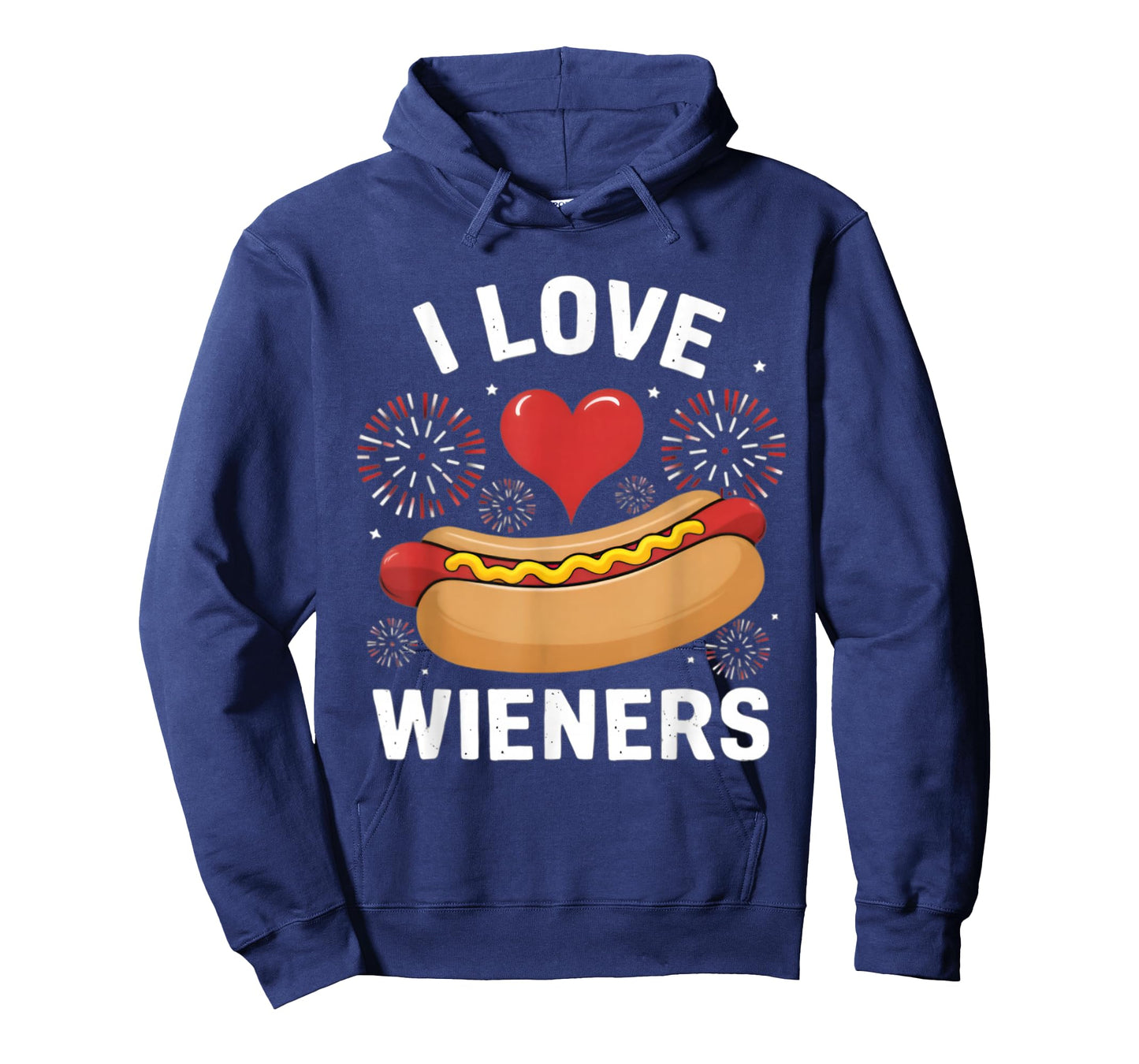 i love wieners funny fourth of july hot dog T-Shirt