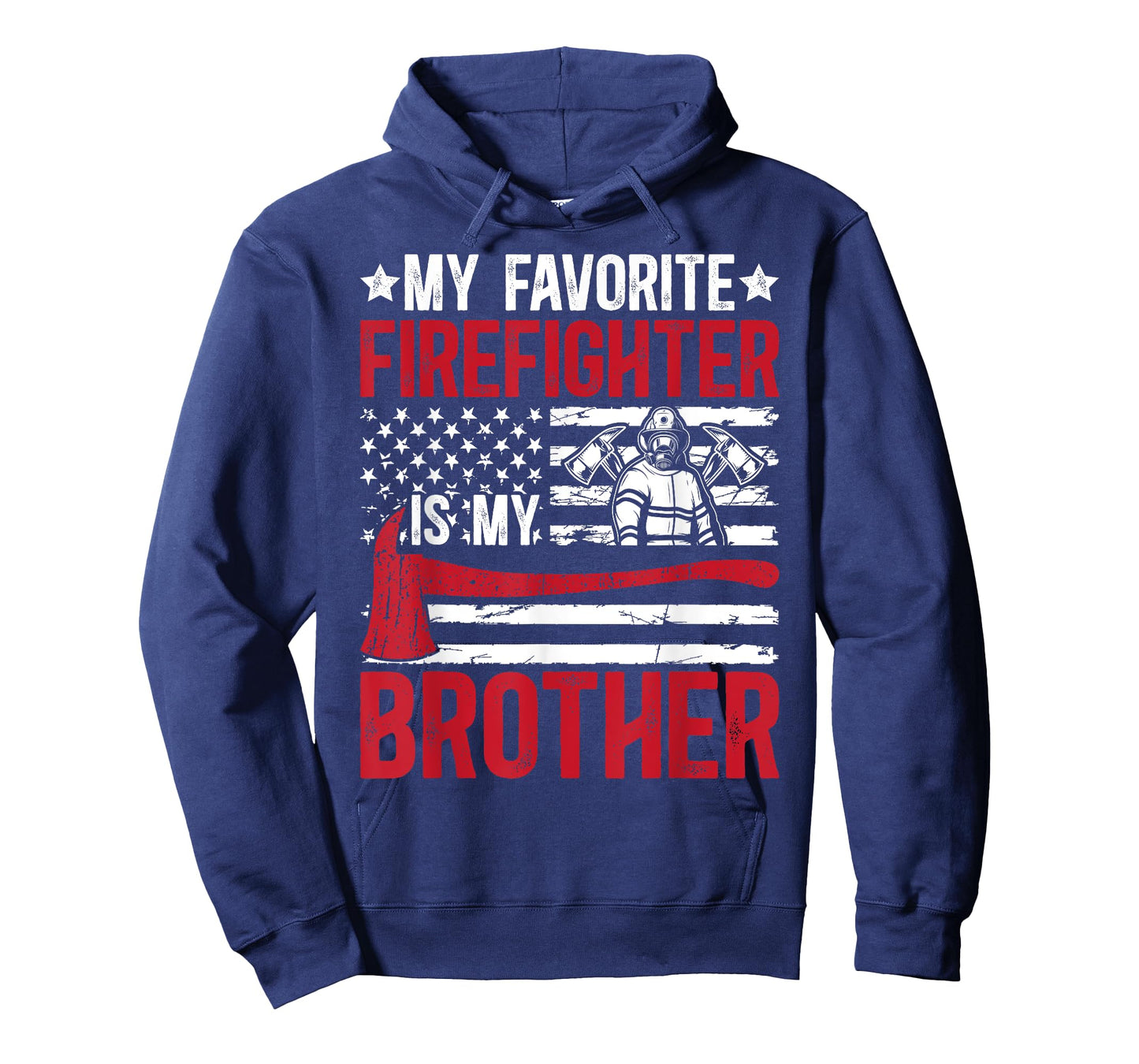 Firefighter Brother Proud Fireman Brother Firefighter Bro T-Shirt