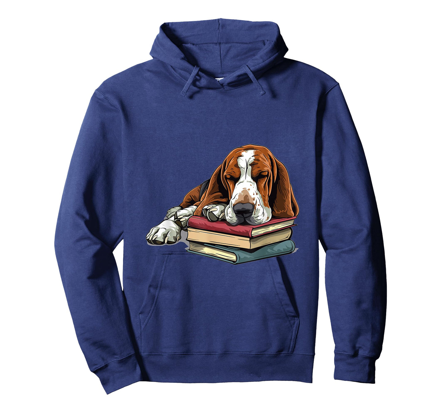 Basset Hound Books Dog Breed Graphic T-Shirt