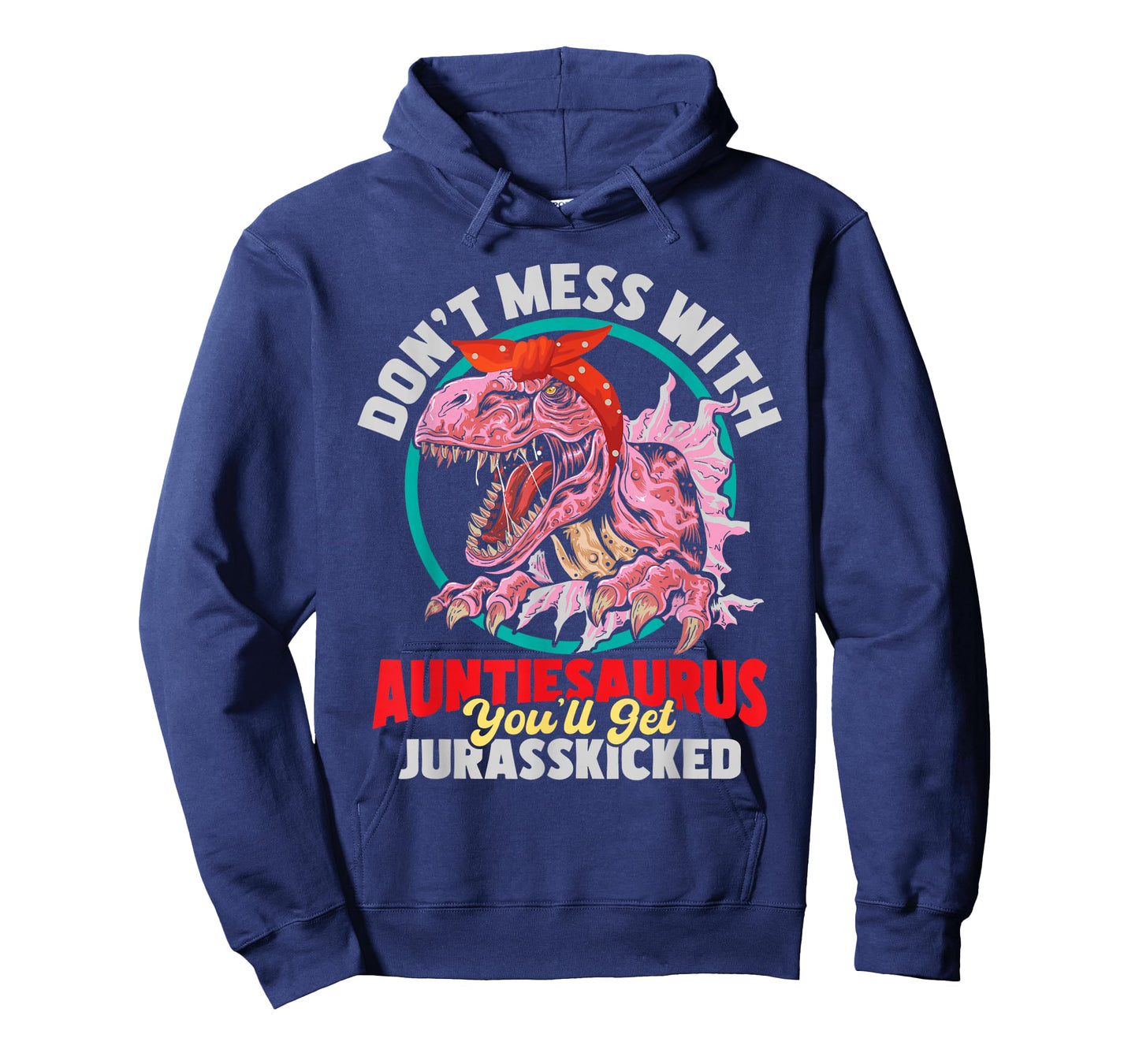 Don't Mess With Auntiesaurus - Aunty Auntie Gender Reveal T-Shirt