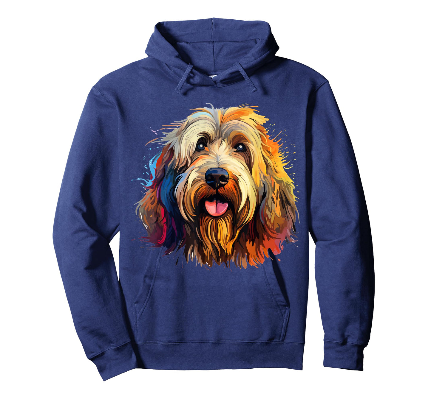 Briard Portrait, Portrait Colour Artwork T-Shirt