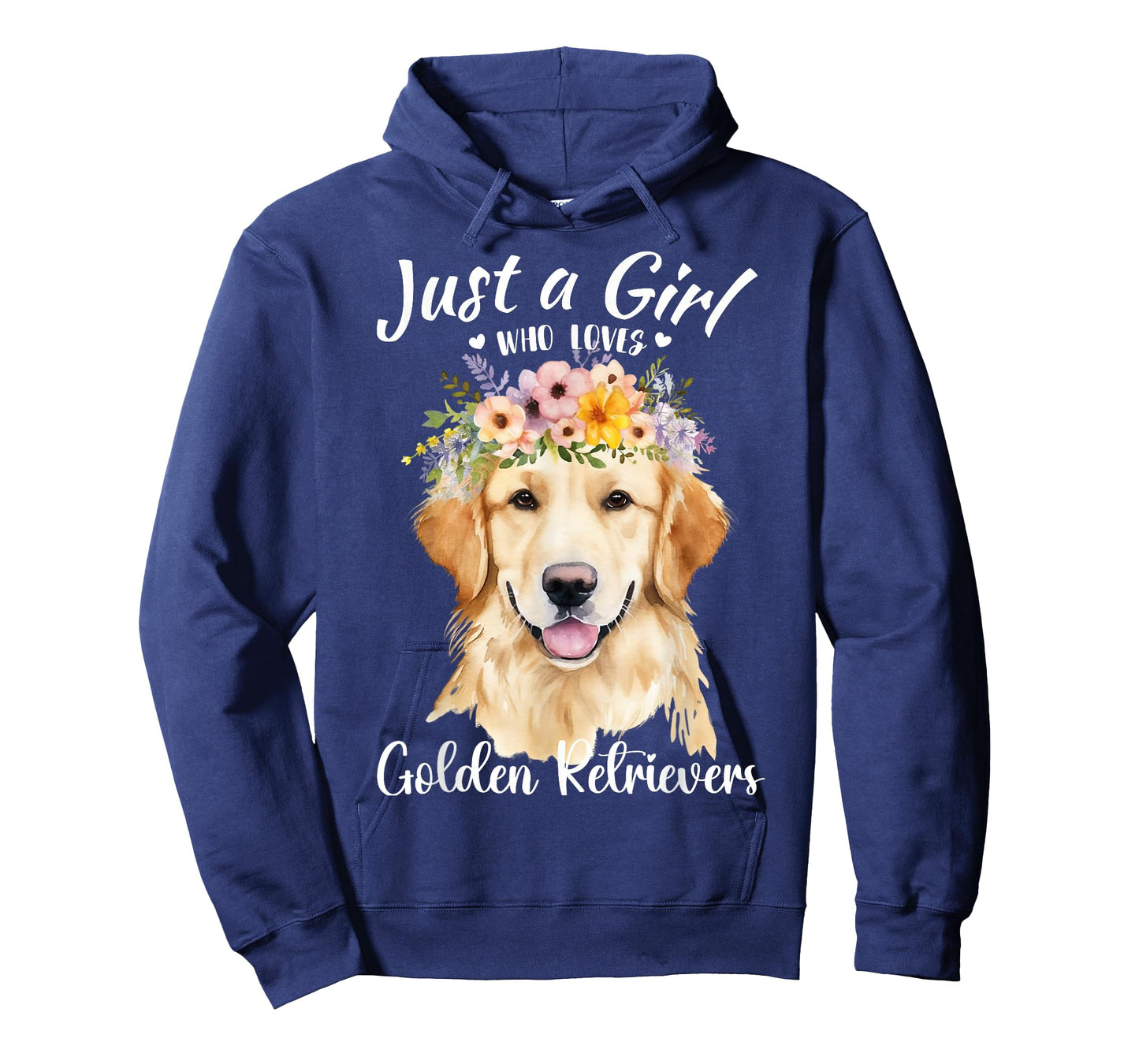 Just a Girl Who Loves Golden Retrievers Girls Who Love Dogs T-Shirt