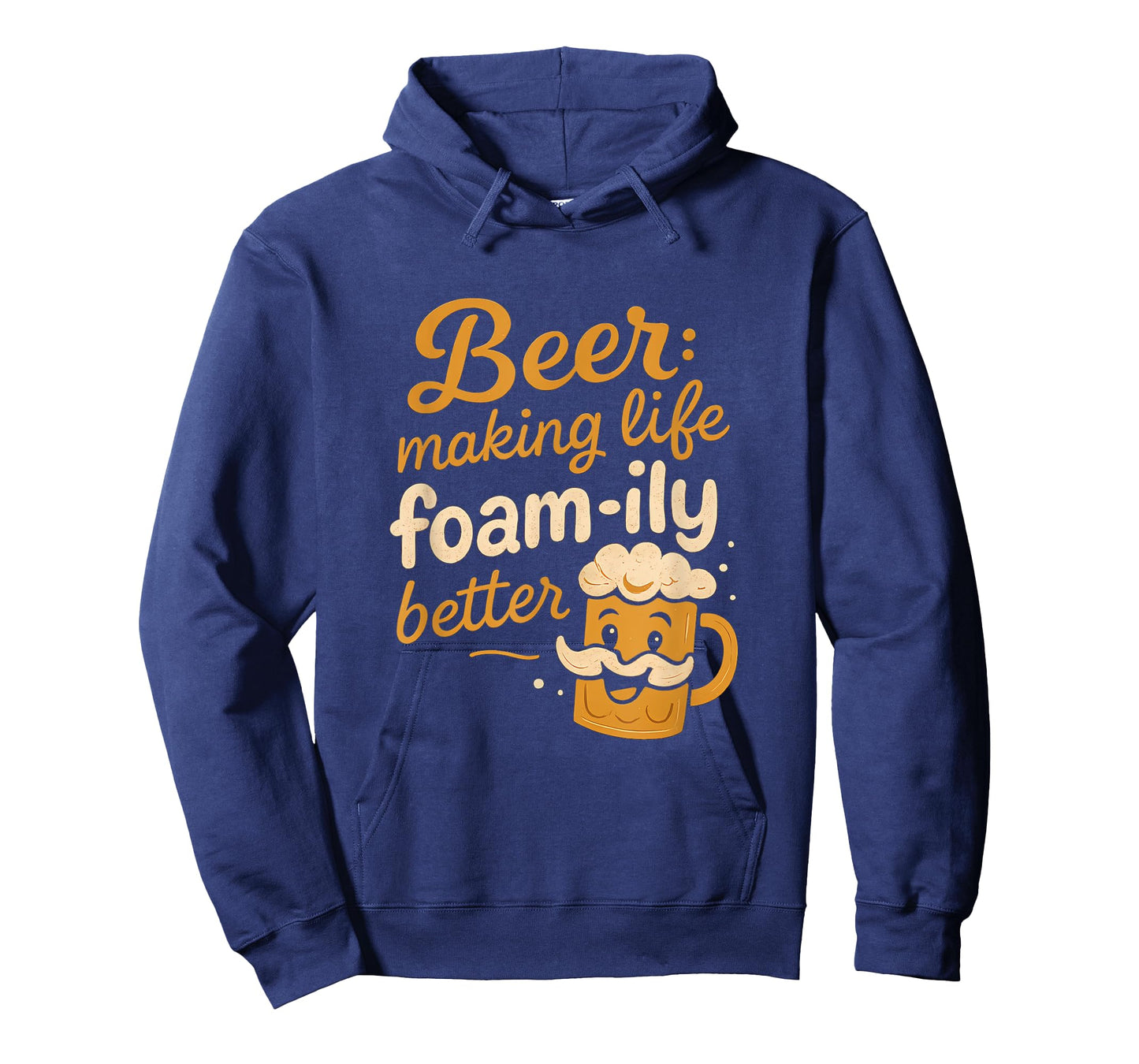 Beer Making Life Foam-ILY Better Beer Mug Graphic T-Shirt