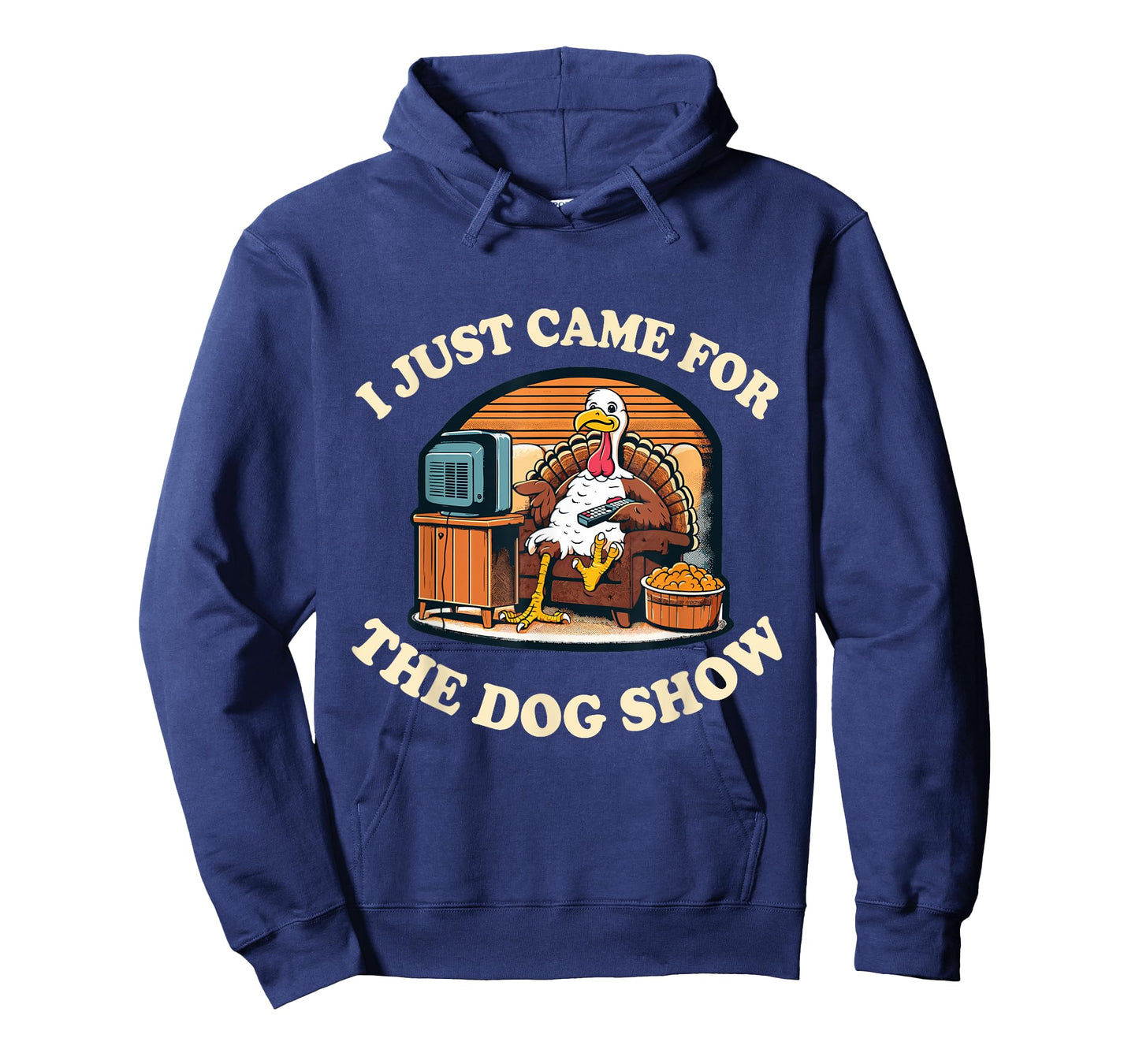 Funny Thanksgiving Turkey Came For The Dog Show T-Shirt