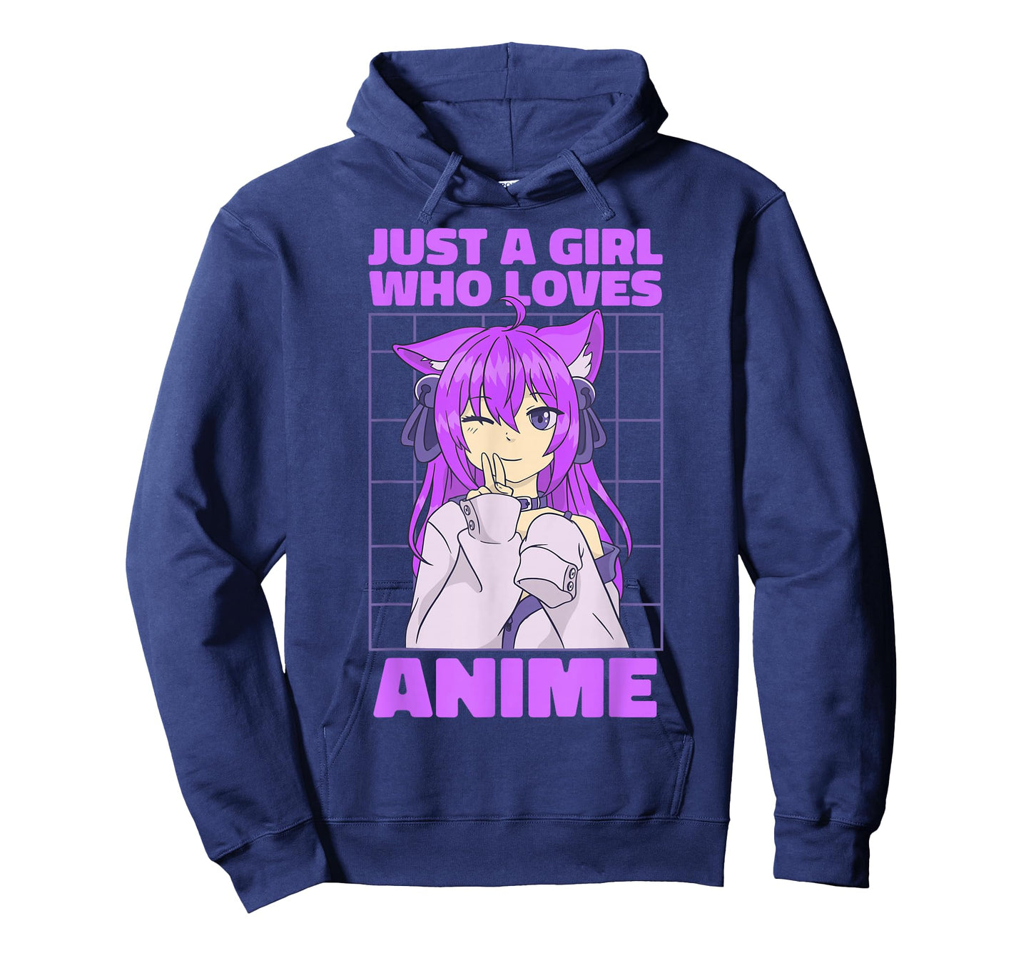 Just A Girl Who Loves Anime. Anime Girl. Anime Merch. Otaku T-Shirt