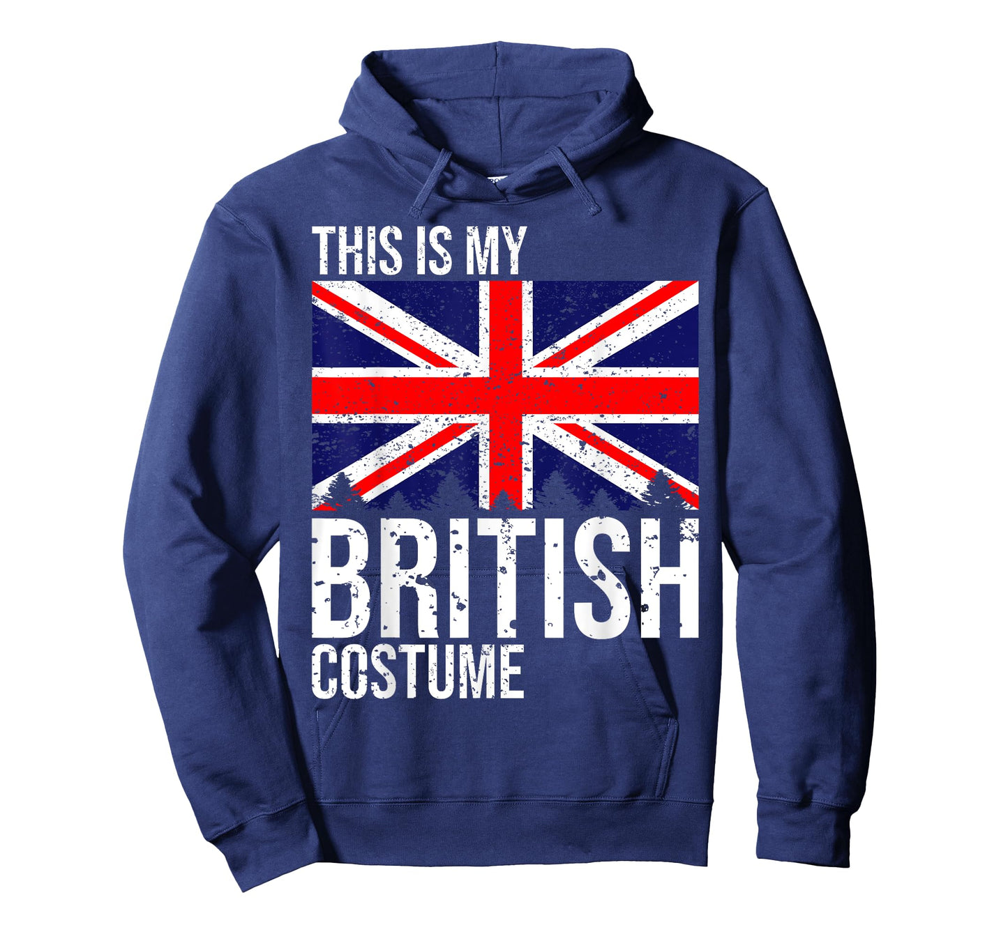 Vintage This is My British Flag Costume Design for Halloween T-Shirt