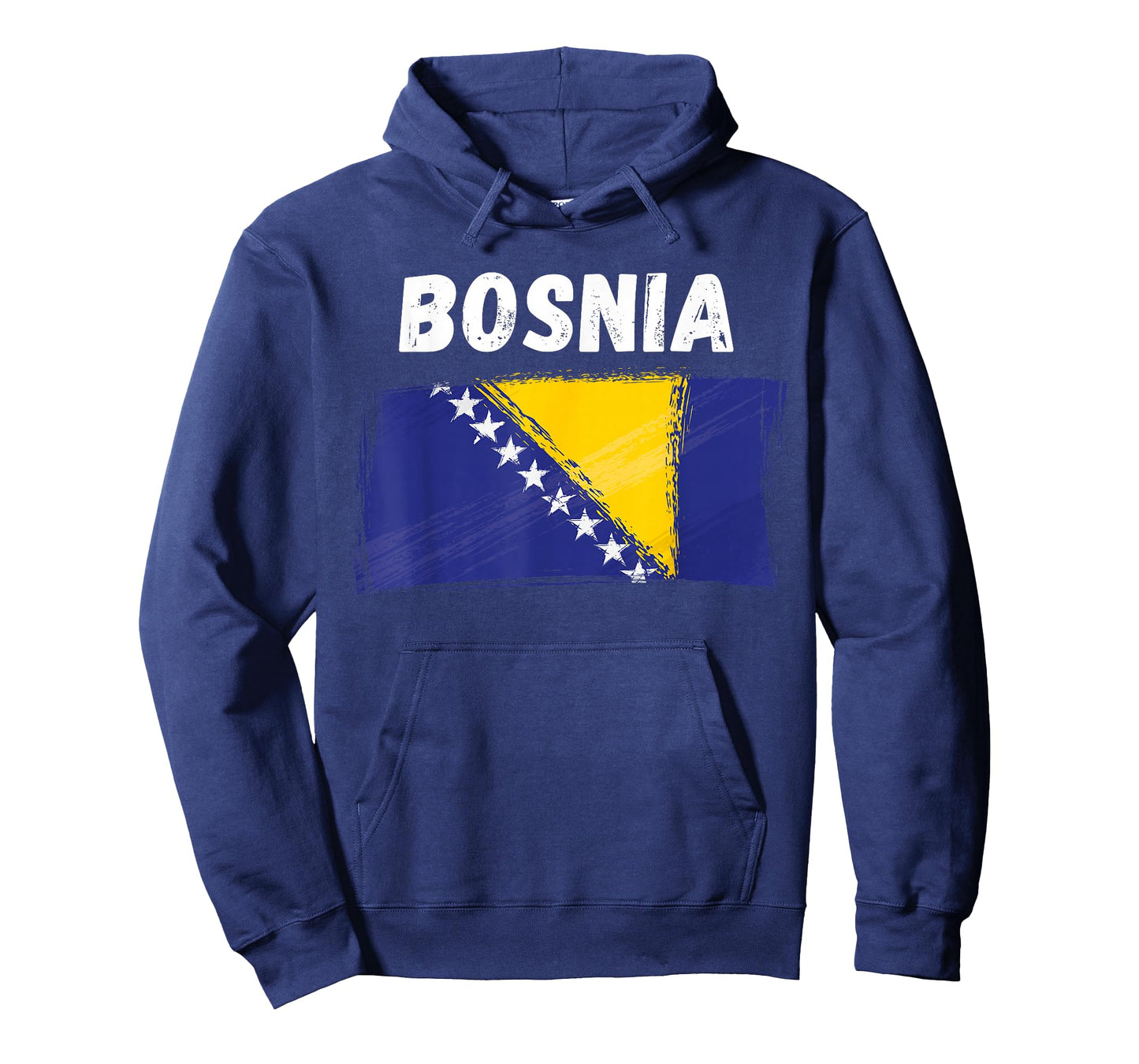 Bosnia Flag Holiday Vintage Grunge Bosnian Flag T-Shirt