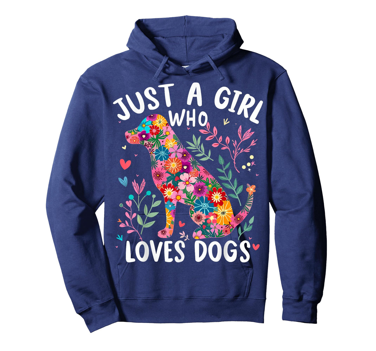 Dog Cute Just A Girl Who Loves Dogs T-Shirt