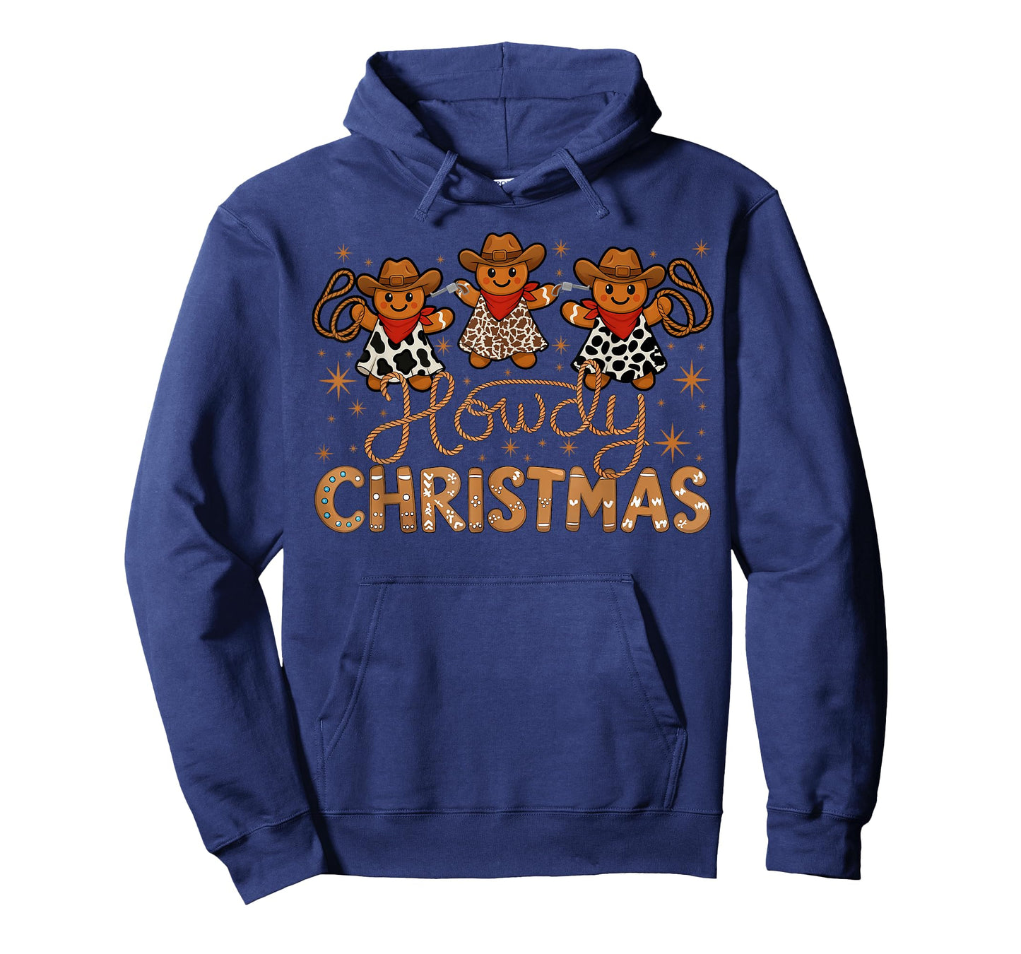 Howdy Christmas Cowboy Gingerbread Xmas Men Boy T-Shirt