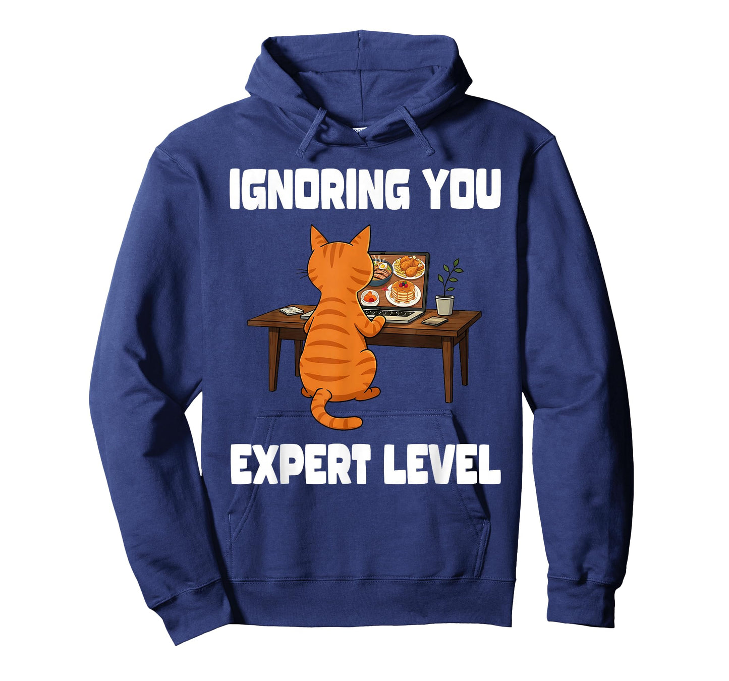 Orange Tabby Humor Ignoring You Expert Level Funny Cat T-Shirt