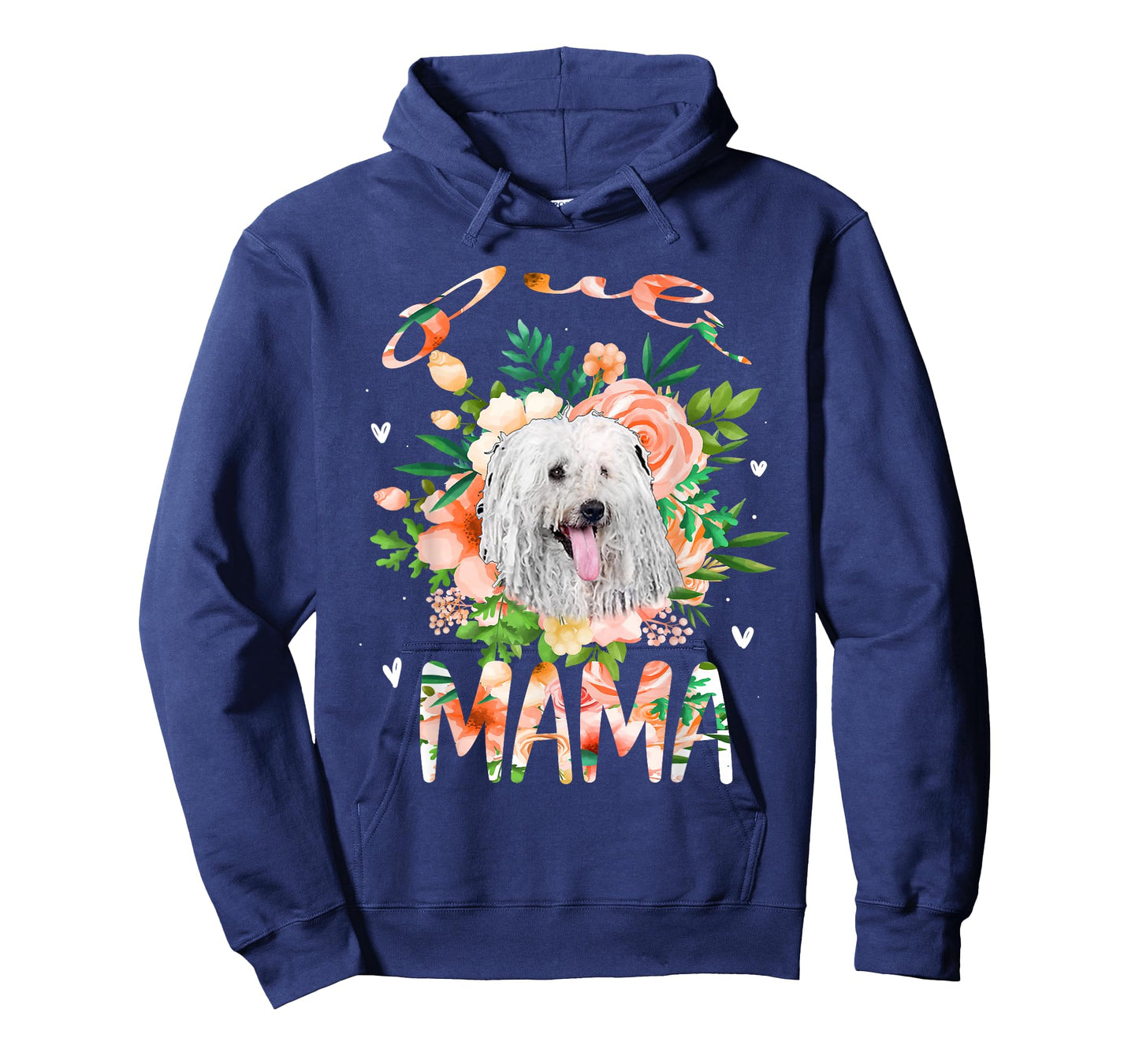 Puli Mama Flower Funny Dog Lover Gift For Mama Men Women Kids T-Shirt