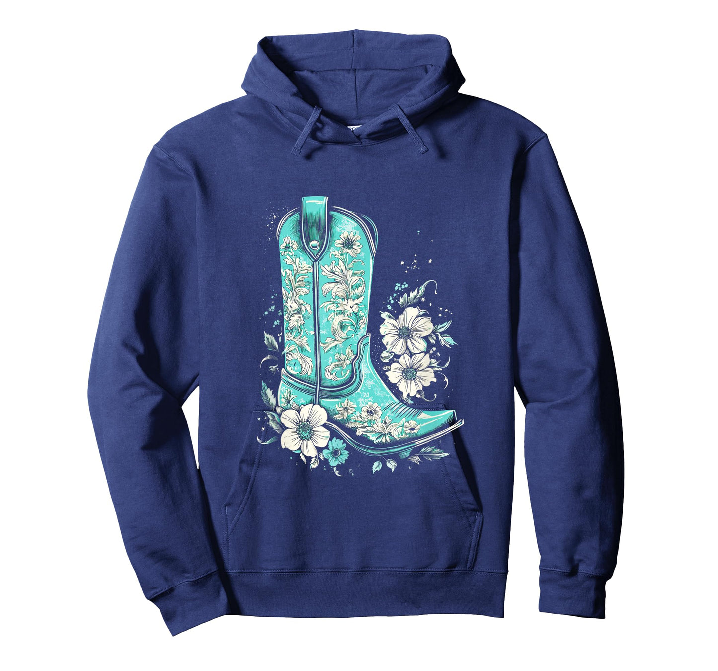 Western Turquoise Teal Cowgirl Country Boho T-Shirt