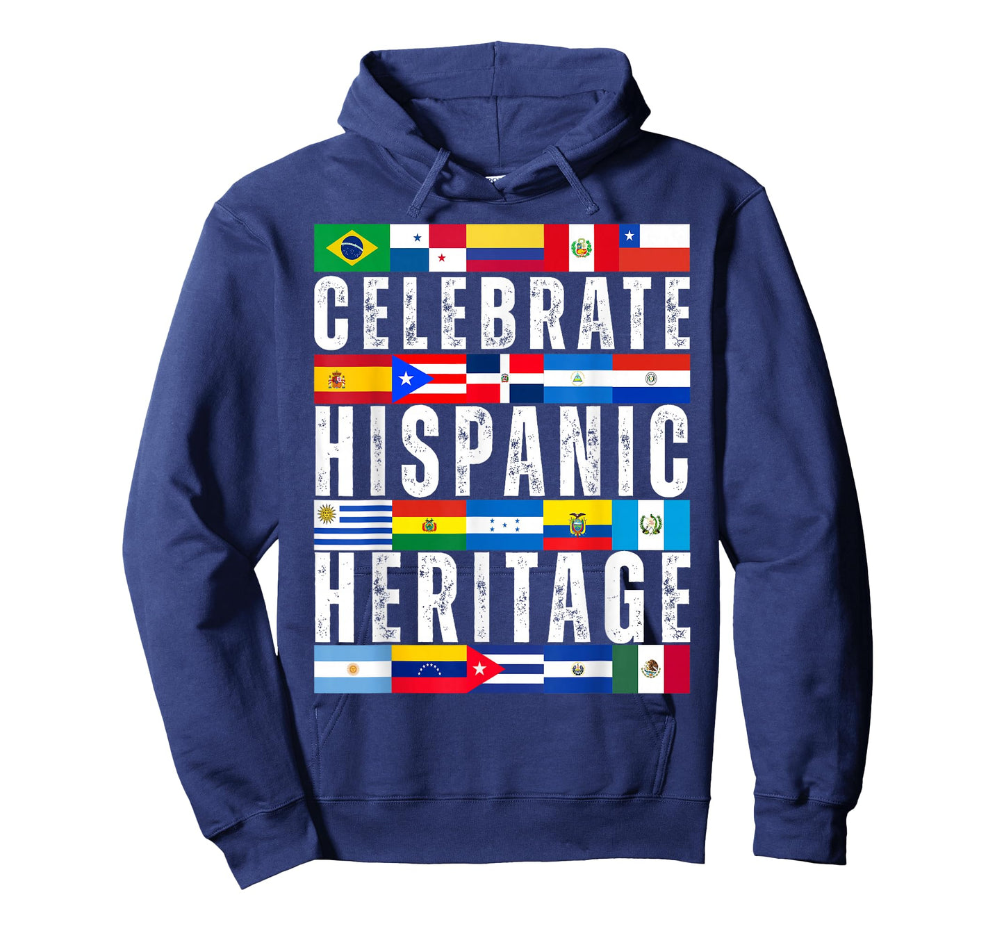Hispanic Countries Flags Celebrate Hispanic Heritage Month T-Shirt