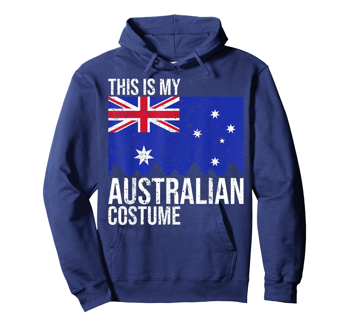 Vintage This Is My Australian Flag Costume for Halloween T-Shirt