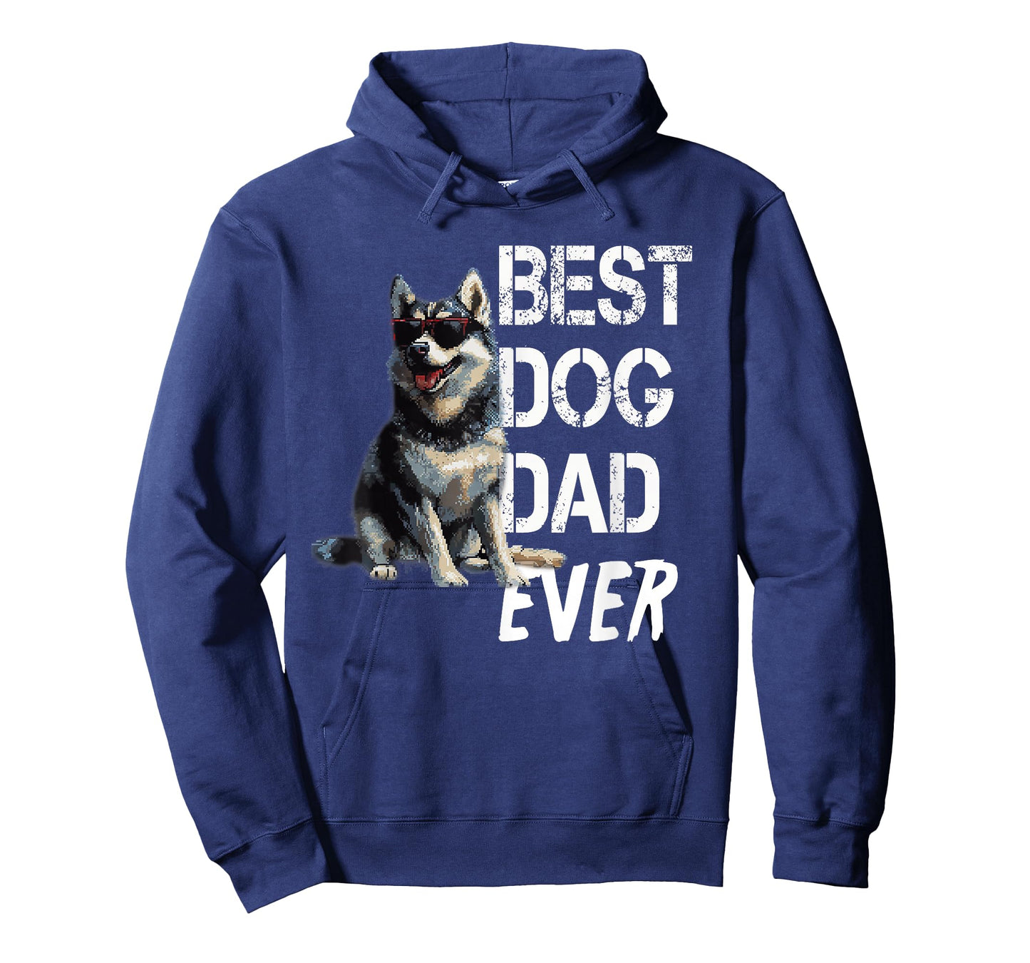 Mens Husky Dog Lover Vintage Best Husky Dad Father's Day T-Shirt