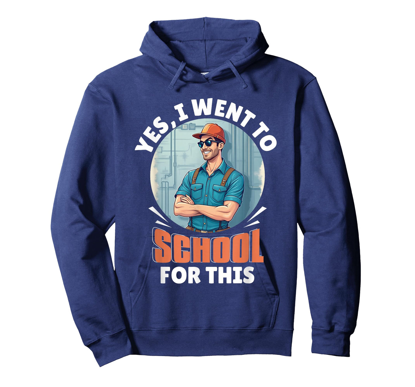 HVAC Went to School | Ideal for Commercial HVAC Contractors T-Shirt