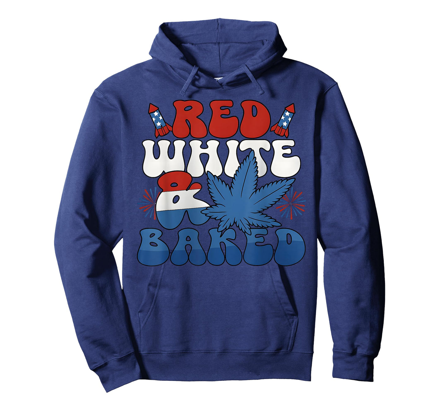 Funny Red white and baked funny weed shirt men women T-Shirt