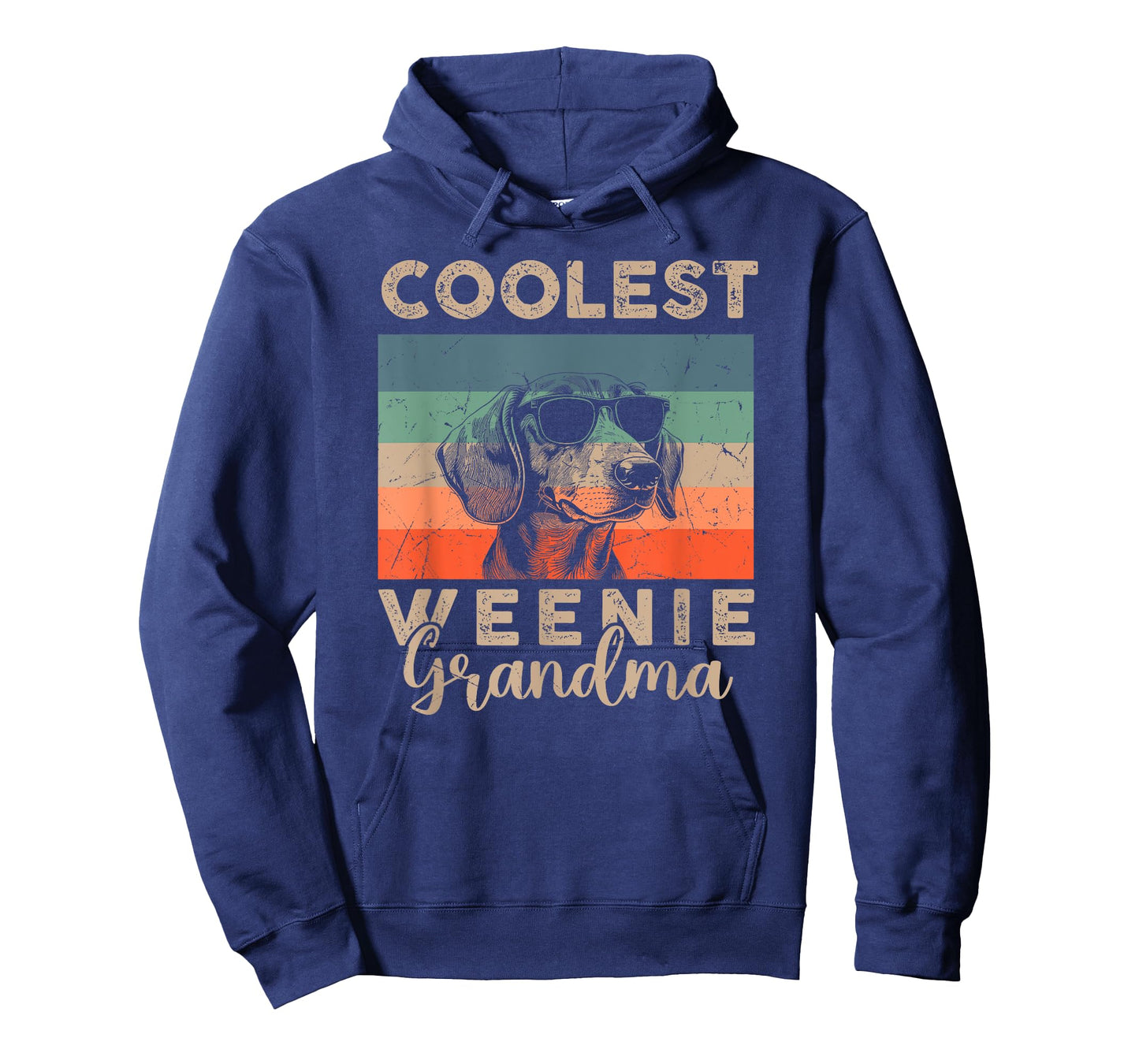 Vintage Weenie Coolest Grandma Gifts for Women Funny Dog Pet T-Shirt