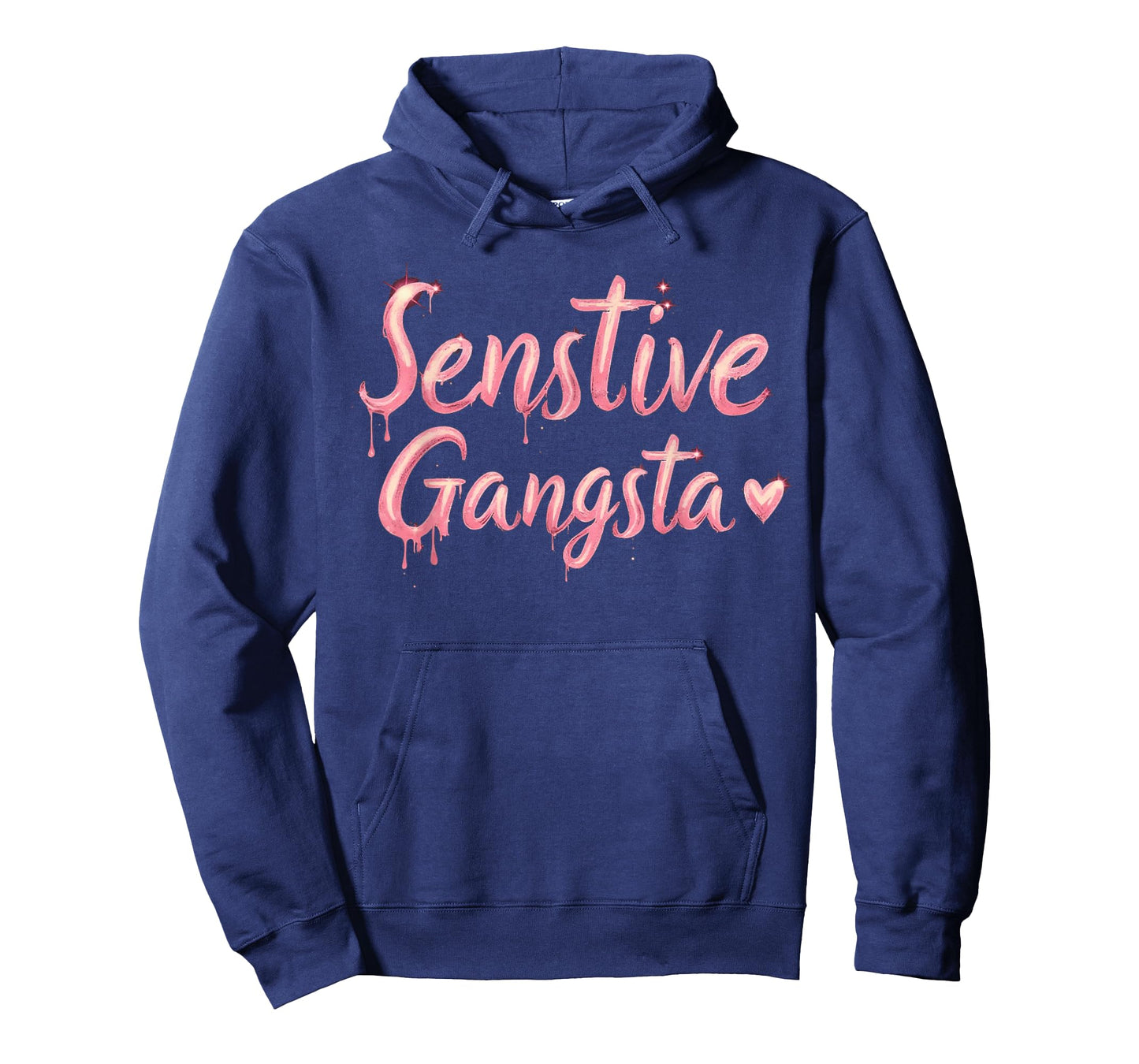 Sensitive Gangsta Retro Vintage I'm Sensetive Gangsta Girls T-Shirt