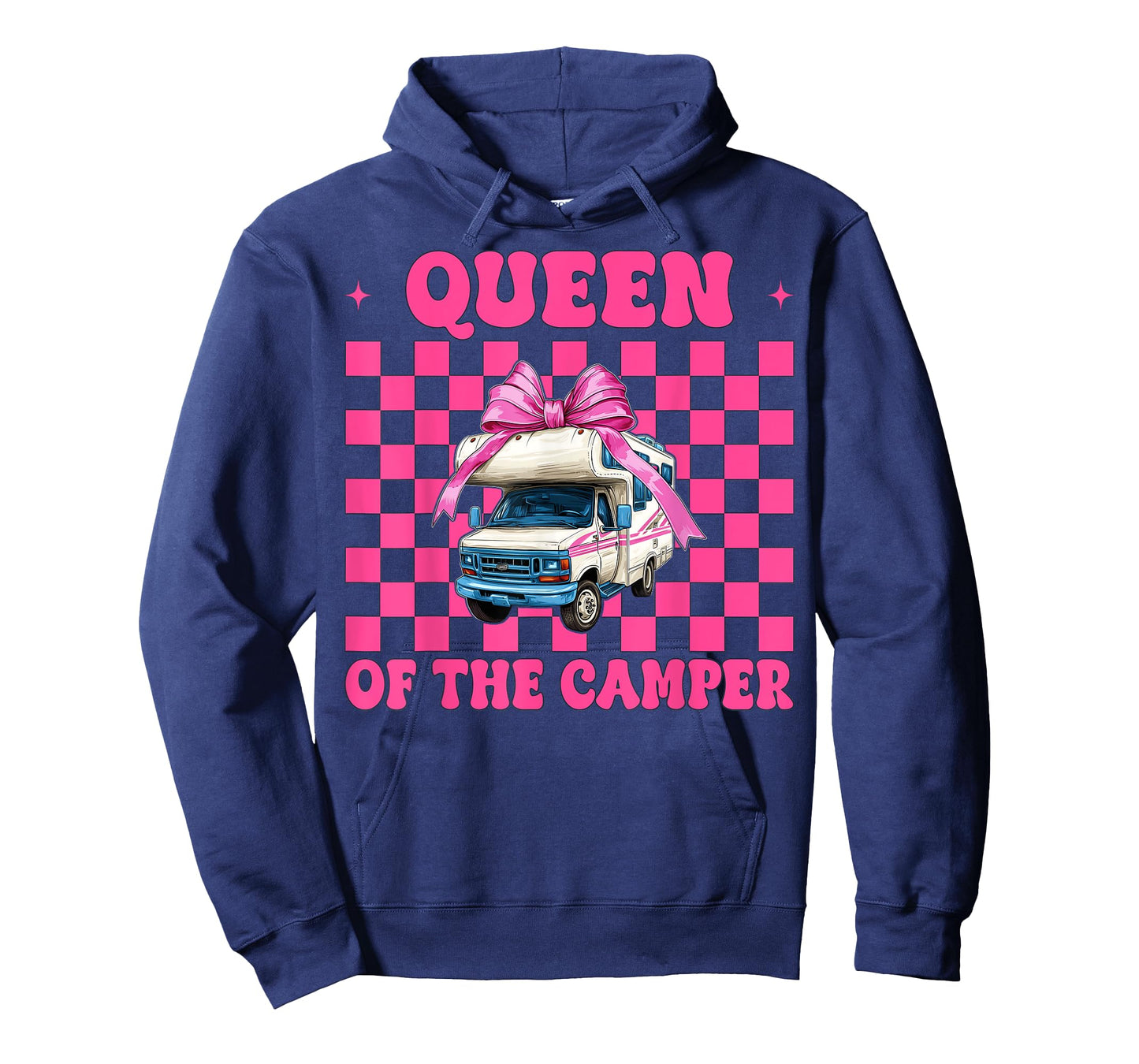 Queen of The Camper RV Camping Camper Motorhome Girl Mom T-Shirt