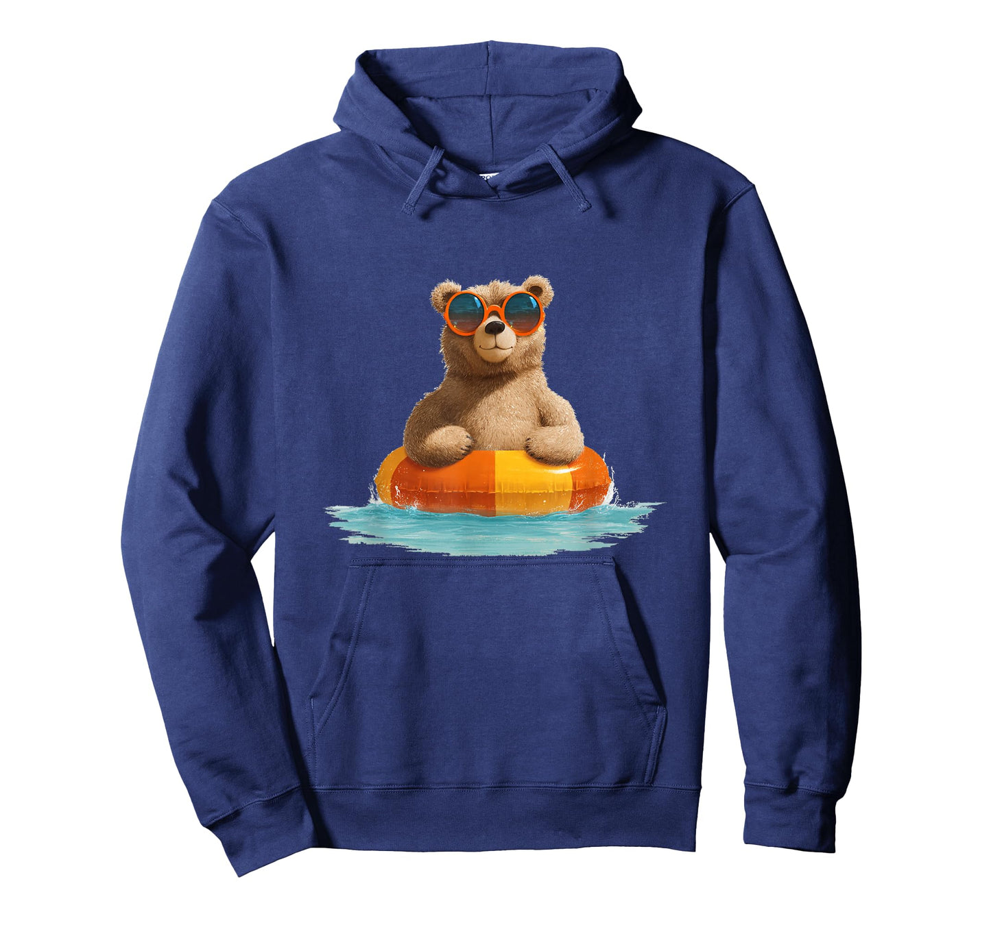 Yellow Pool Ring Costume with Cool Bear Look T-Shirt