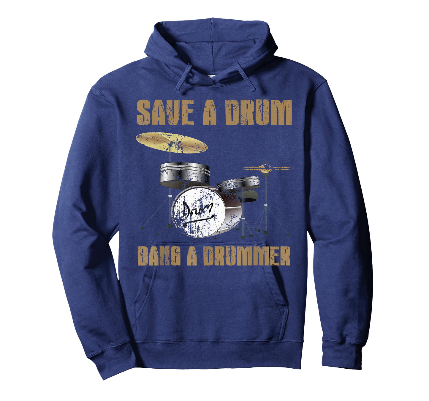 Save a Drum Bang a Drummer Tee Men and Women Drum T-shirt T-Shirt