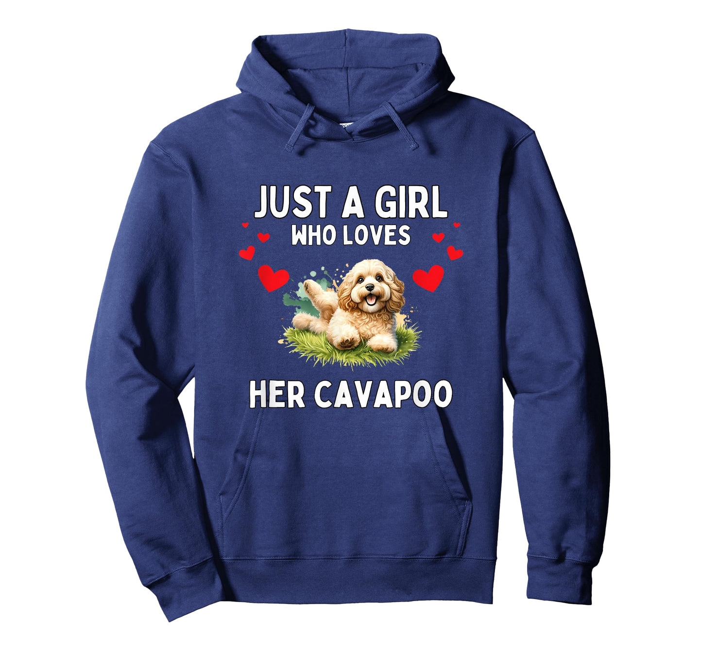 Just A Girl Who Loves Her Cavapoo Cute Funny Cavapoo Lover T-Shirt