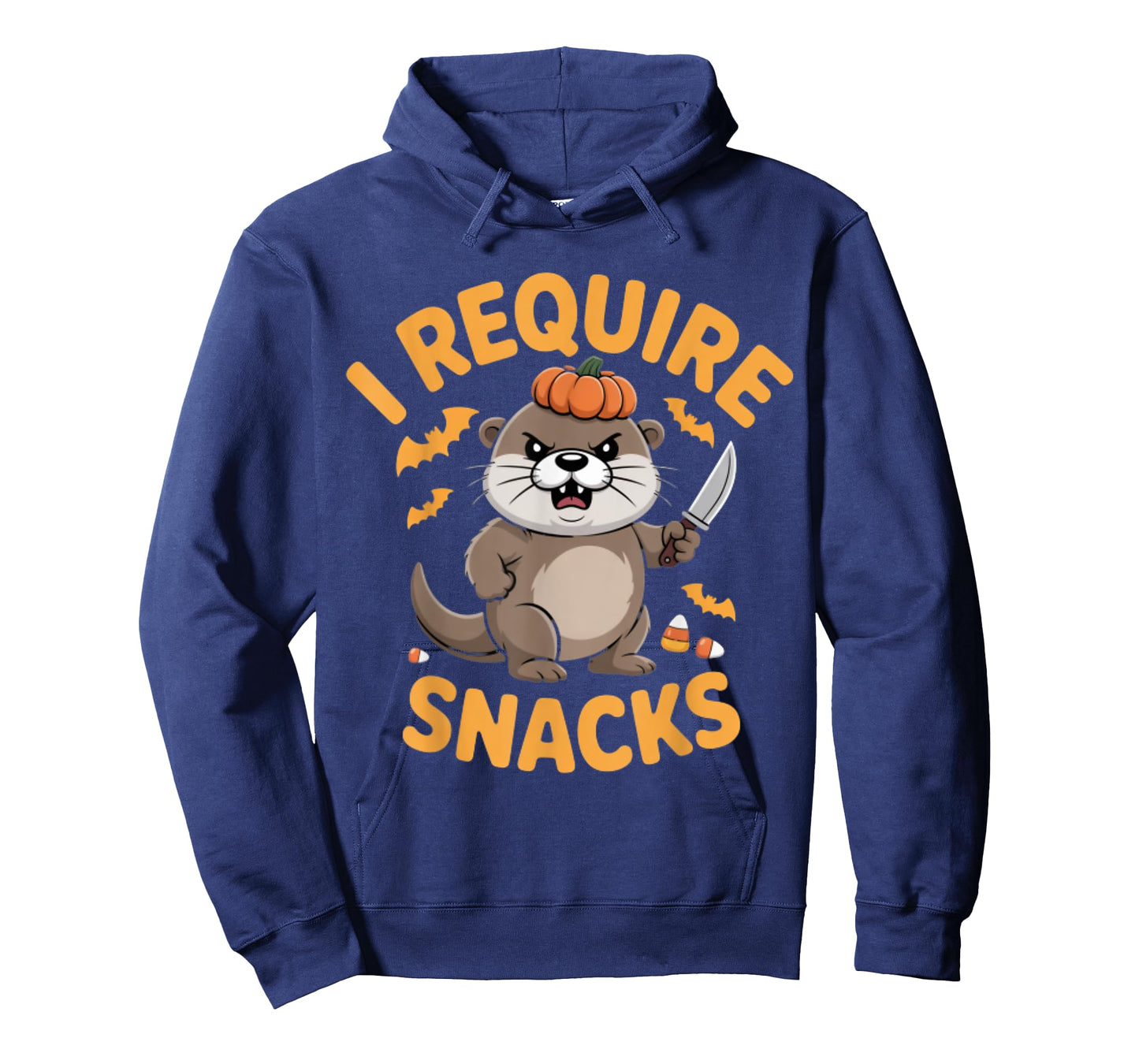 I Require Snacks Angry Capybara Halloween T-Shirt