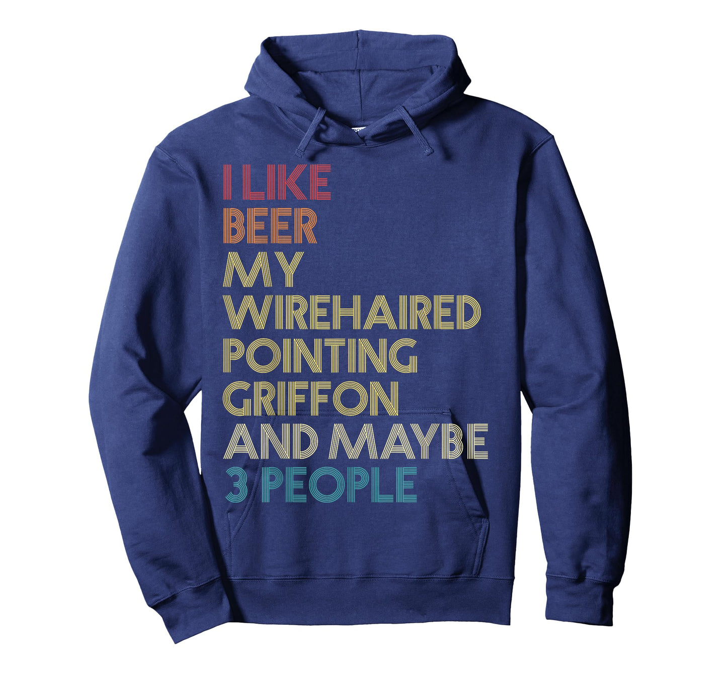 Wirehaired Pointing Griffon Dog Owner Beer Vintage Retro T-Shirt