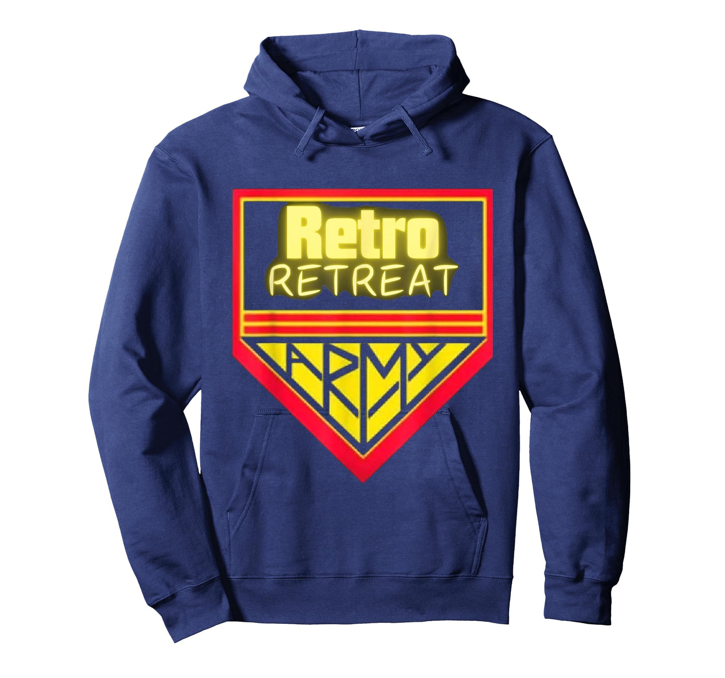 Join the Retro Retreat Army – Trendy Graphic Tee T-Shirt