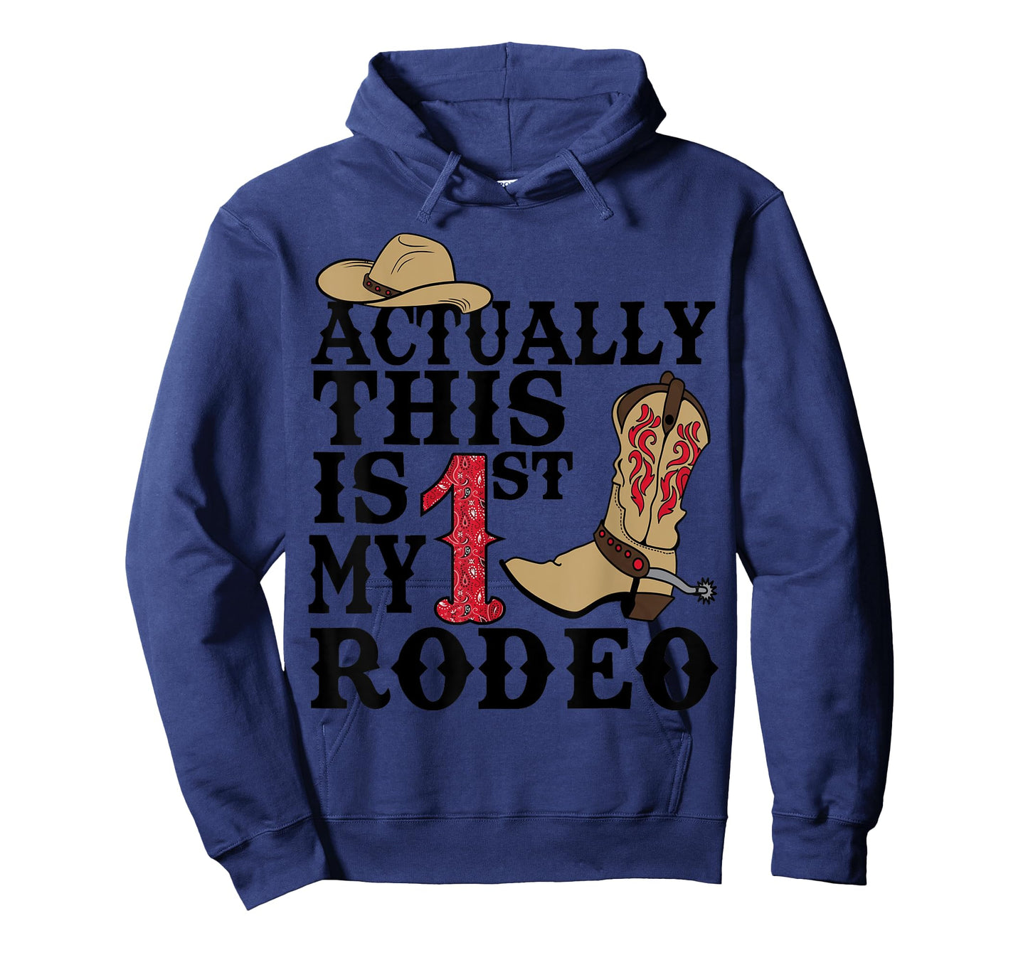 This Actually Is My First Rodeo Cowboy Hat Western Country T-Shirt