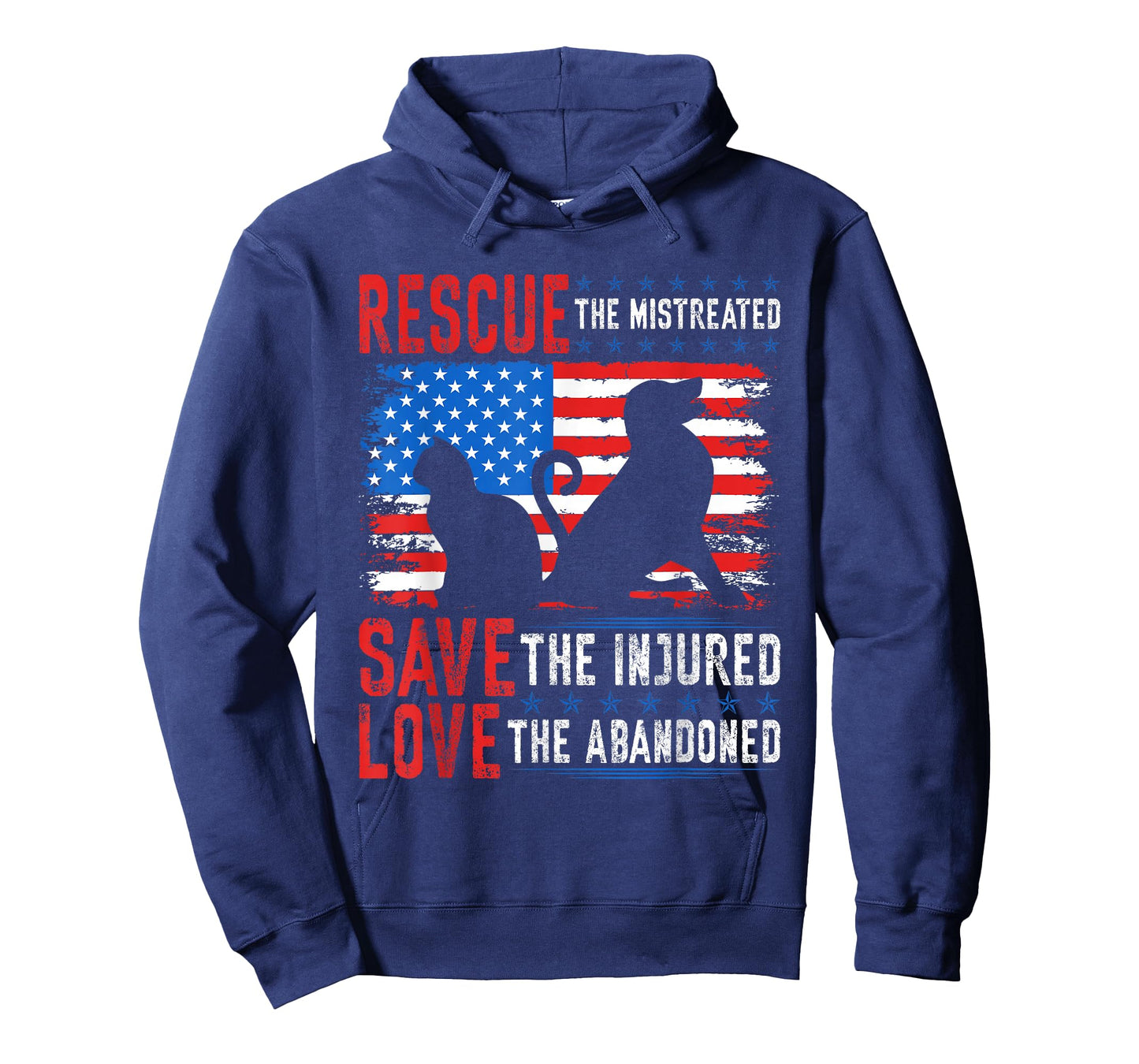 Rescue Save Love, Animal Rescue Dog Cat Lovers T-Shirt