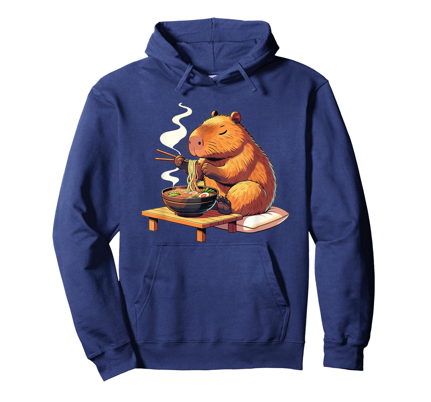 Sweet Capybara Eats Ramen Noodles Capybaras Ramen T-Shirt