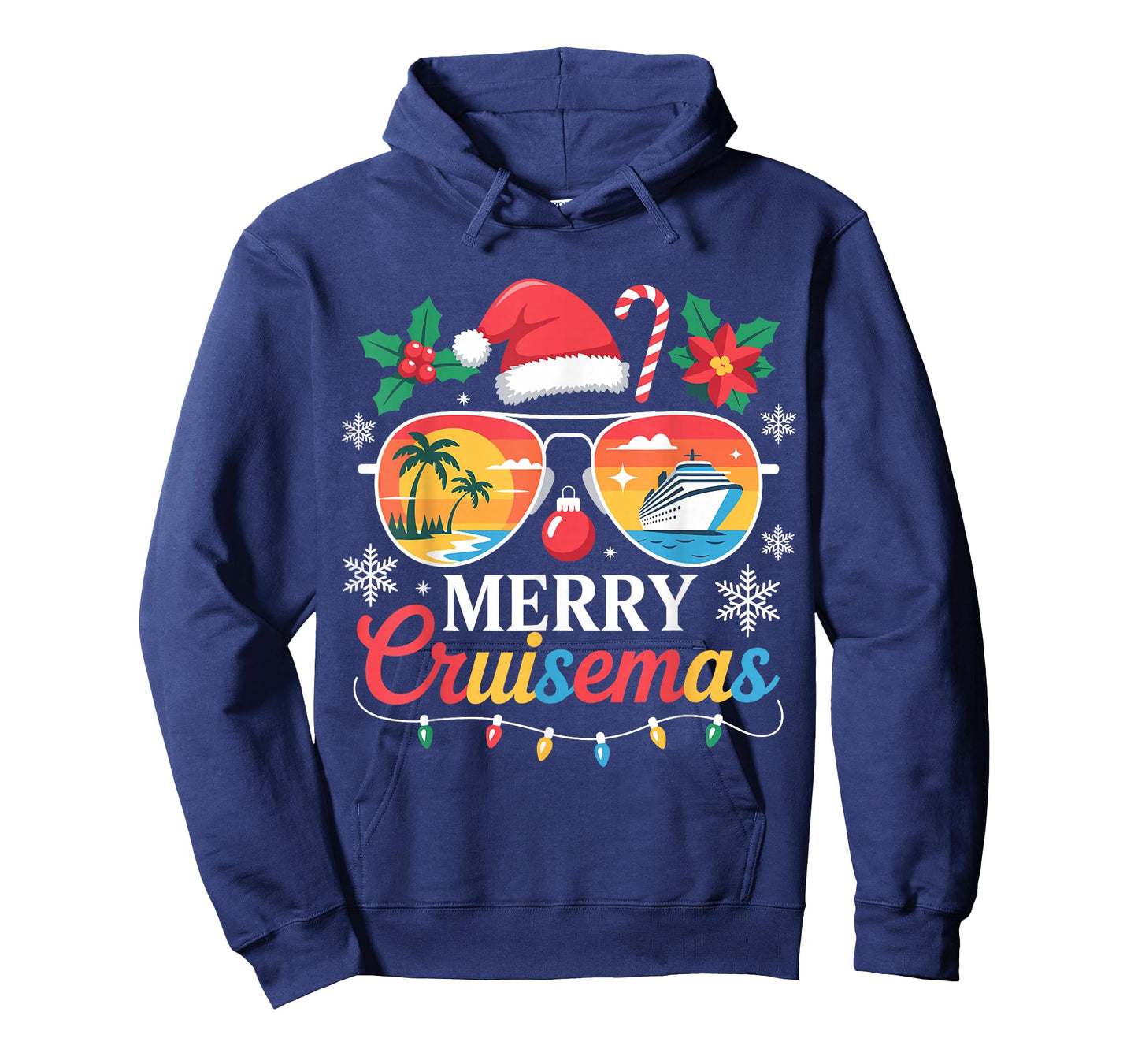 Merry Cruisemas 2025 Christmas Santa Snowman Cruise Trip T-Shirt