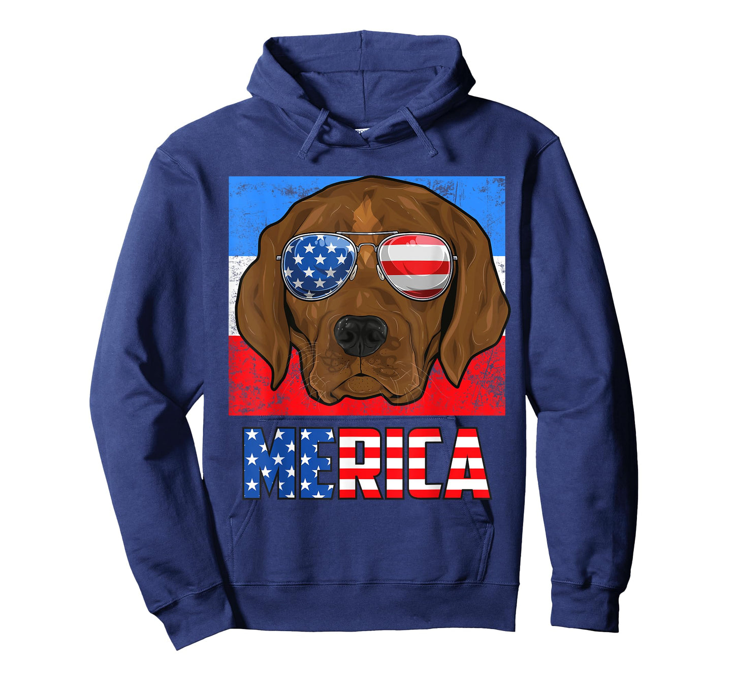 Labrador Retierver Dog USA 4th of July American Flag Merica T-Shirt