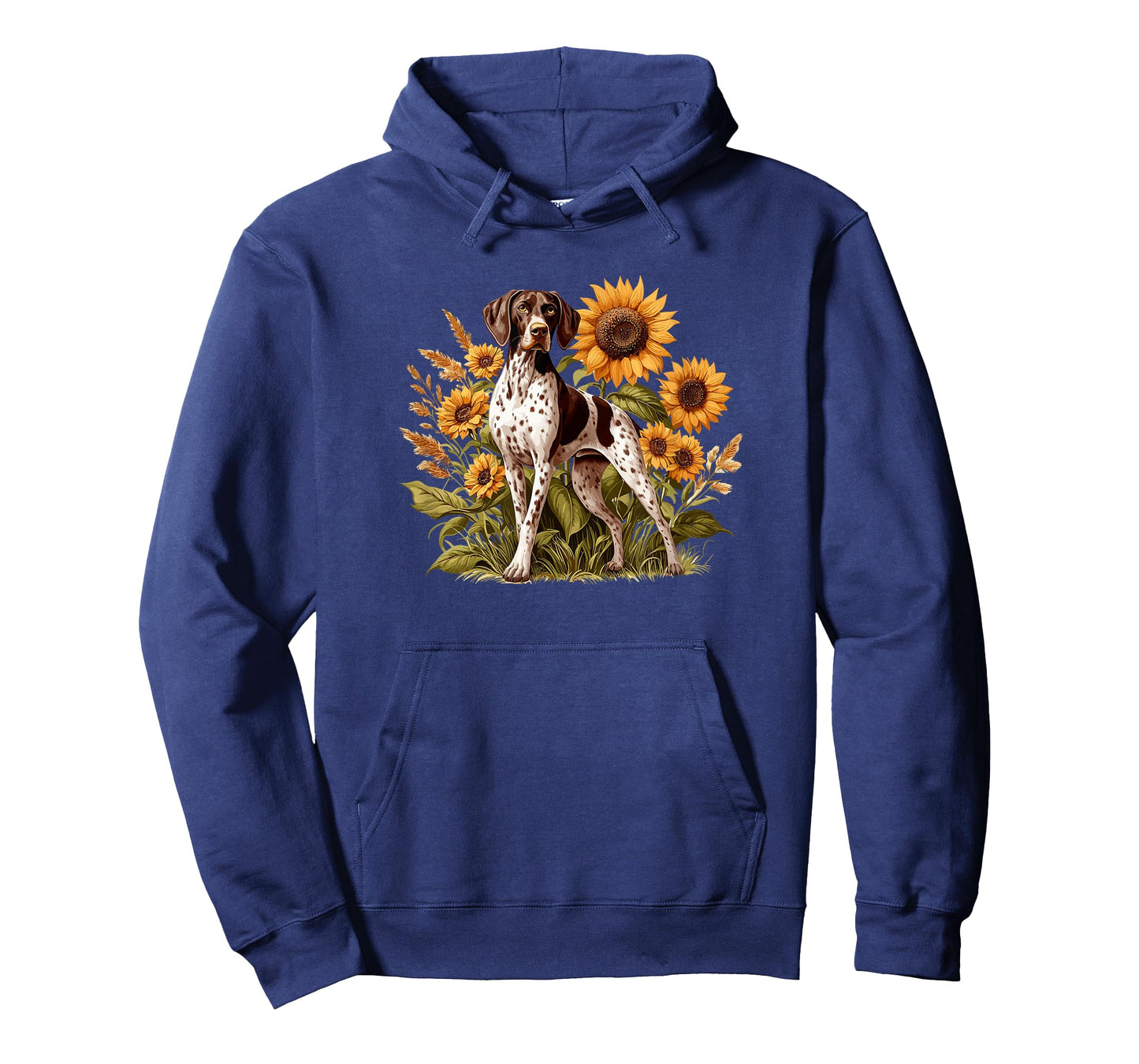 GSP Hunting Dog Sunflowers German Shorthaired Pointer T-Shirt