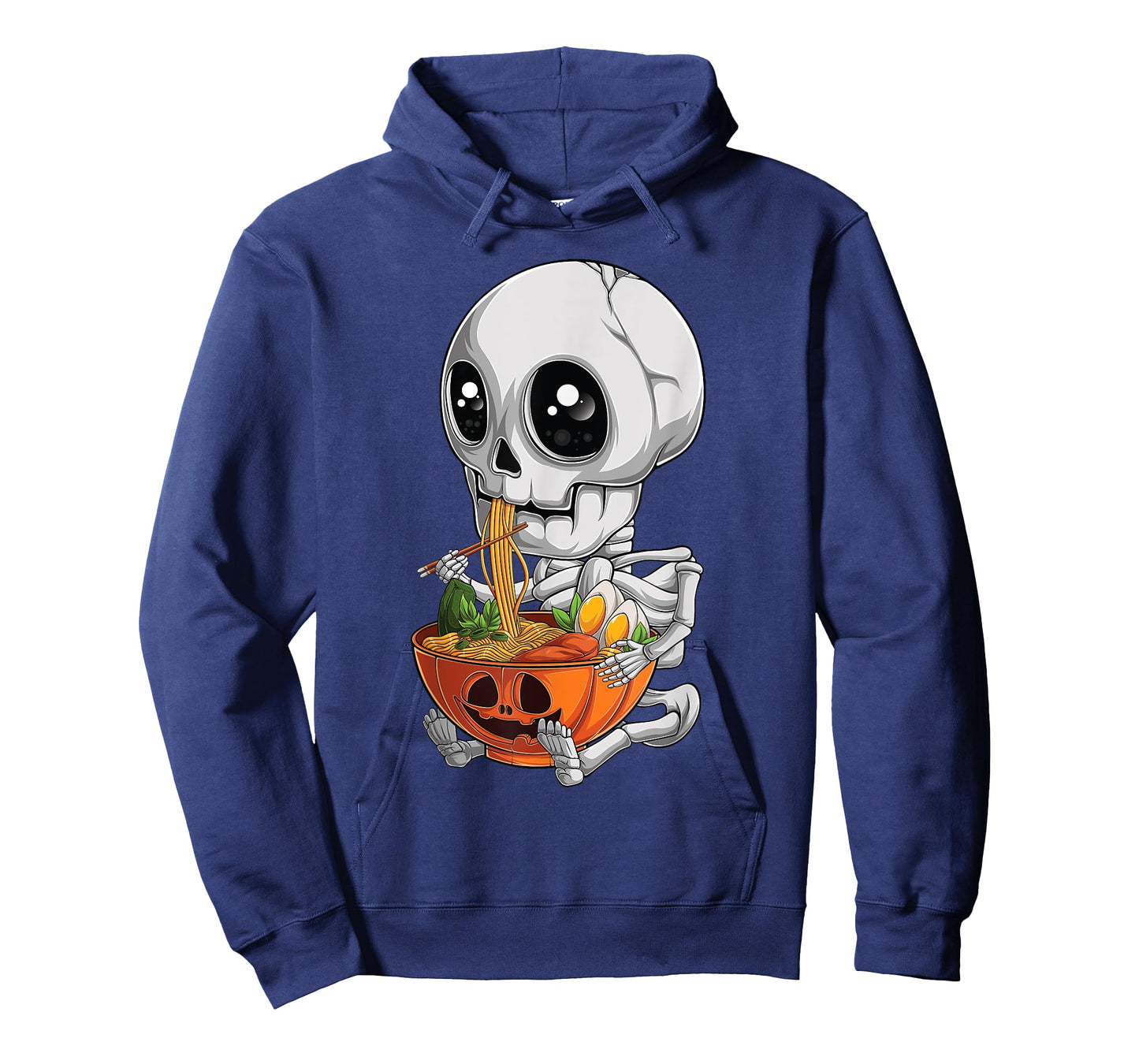 kawaii japanese anime Skeleton Halloween ramen Food Lovers T-Shirt