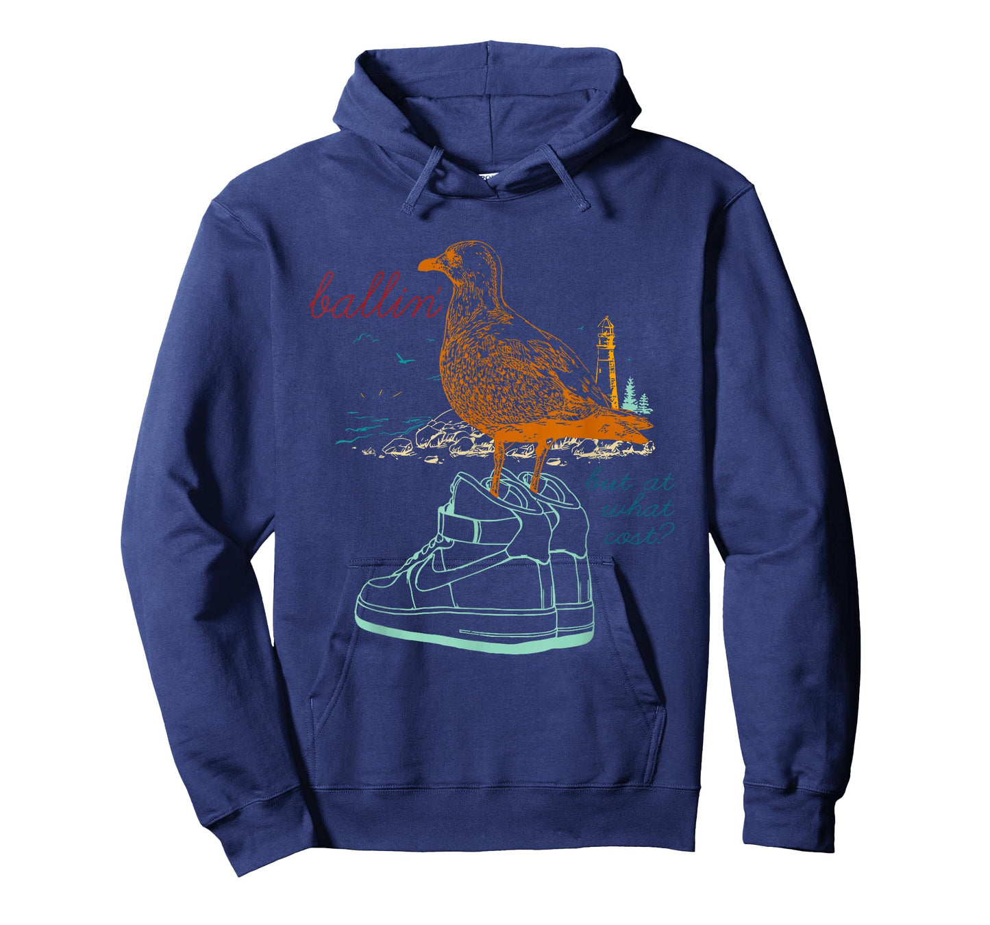 Ballin' But At What Cost Vintage Design T-Shirt