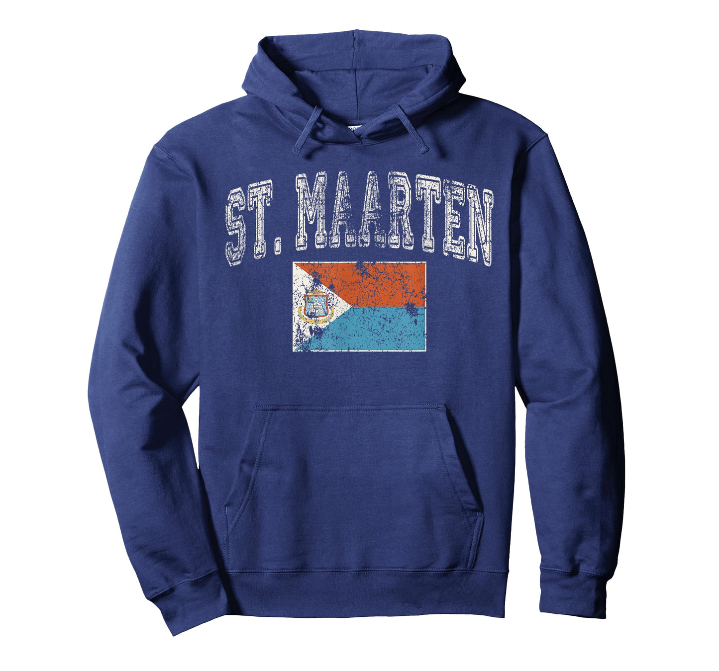Vintage Retro Faded St Maarten Flag T-Shirt