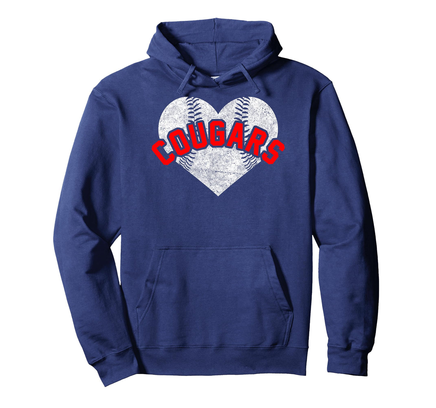 Cougars Baseball Softball Shirt High School Team Mascot Mom T-Shirt