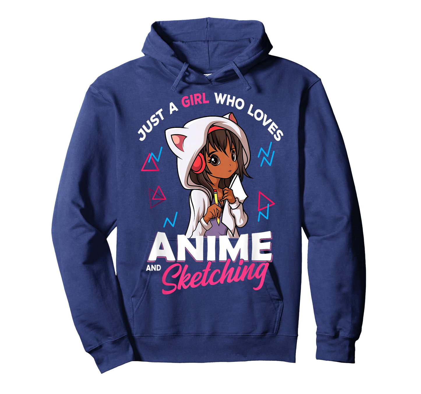 Just A Girl Who Loves Anime and Sketching Anime Merch Stuff T-Shirt