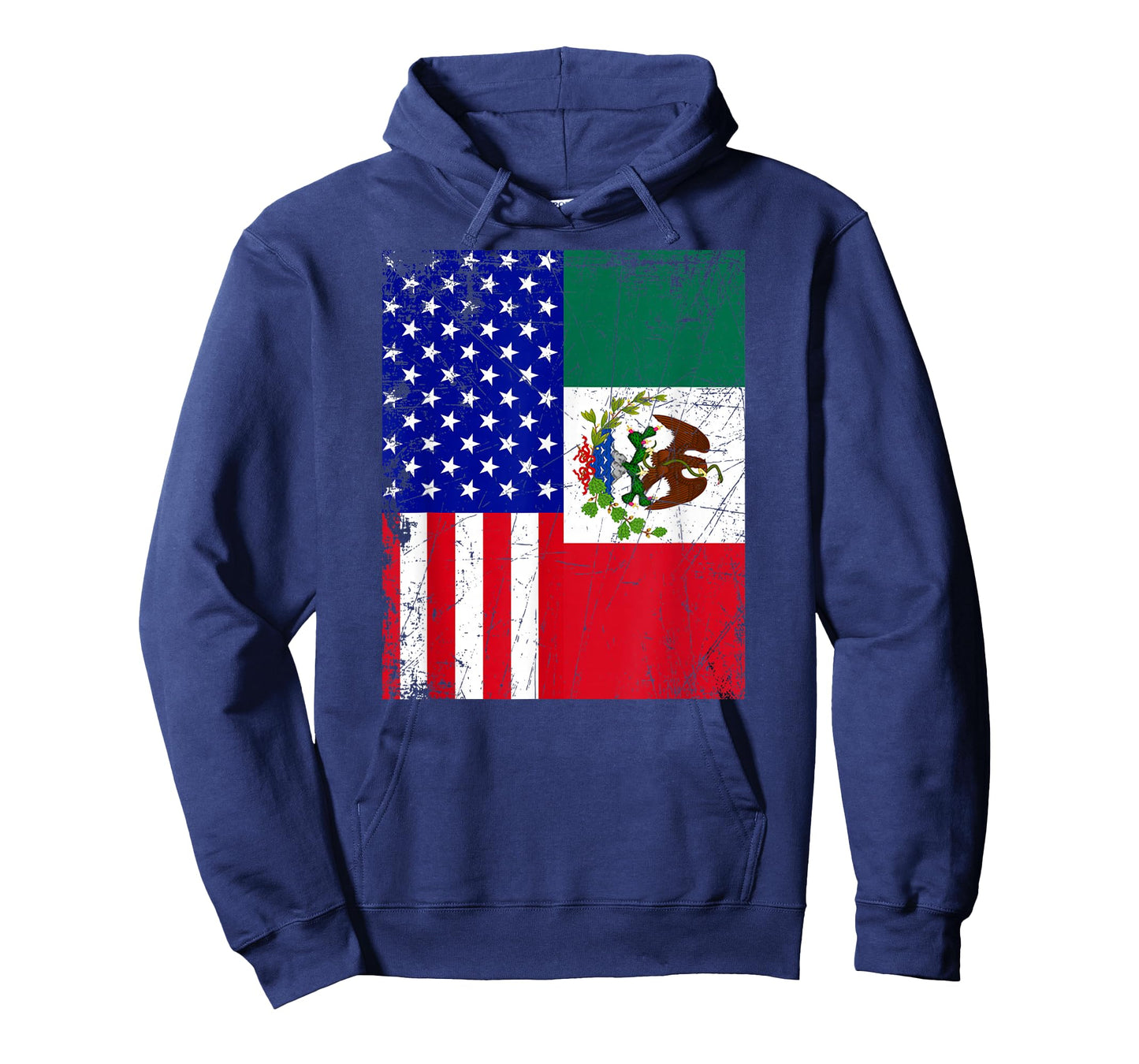 Mexican American Flag Shirt | Half Mexico Half USA T-Shirt T-Shirt