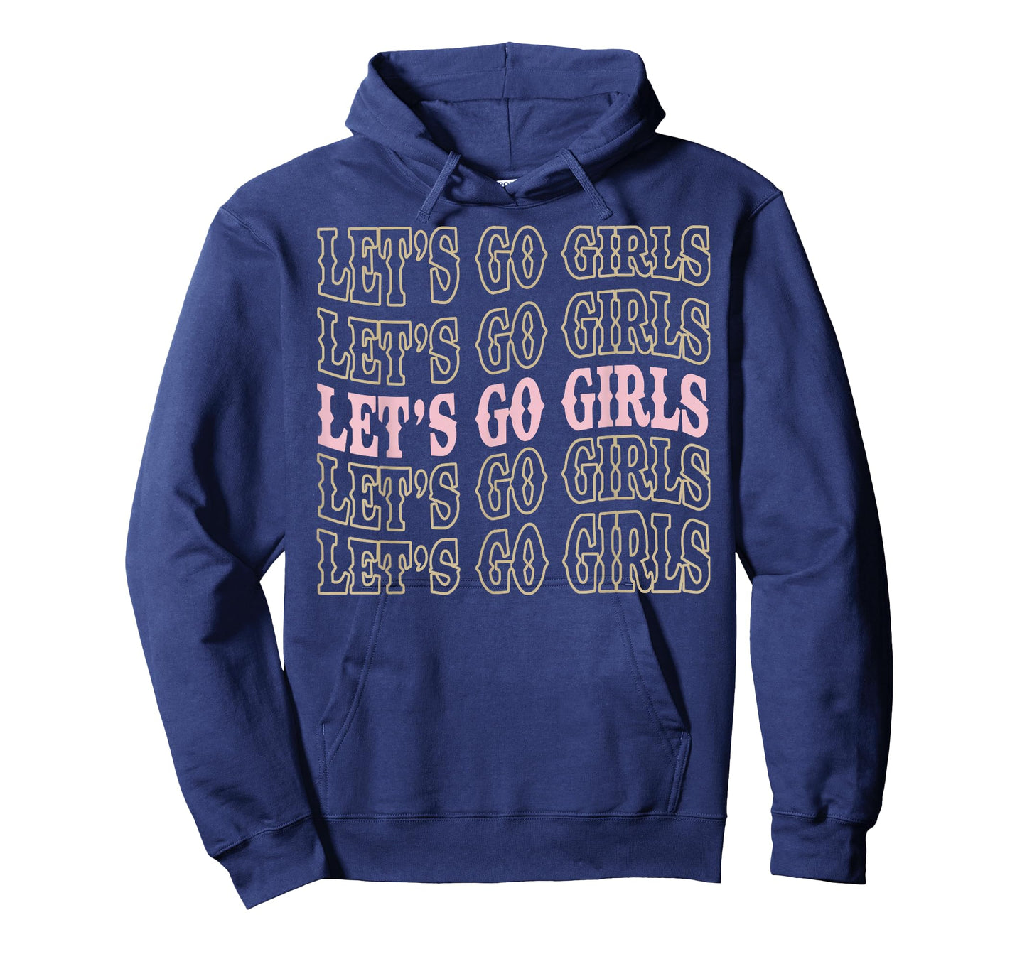 Pink Let's Go Girls Vintage Cowgirls Howdy Yeehaw Yee haw T-Shirt